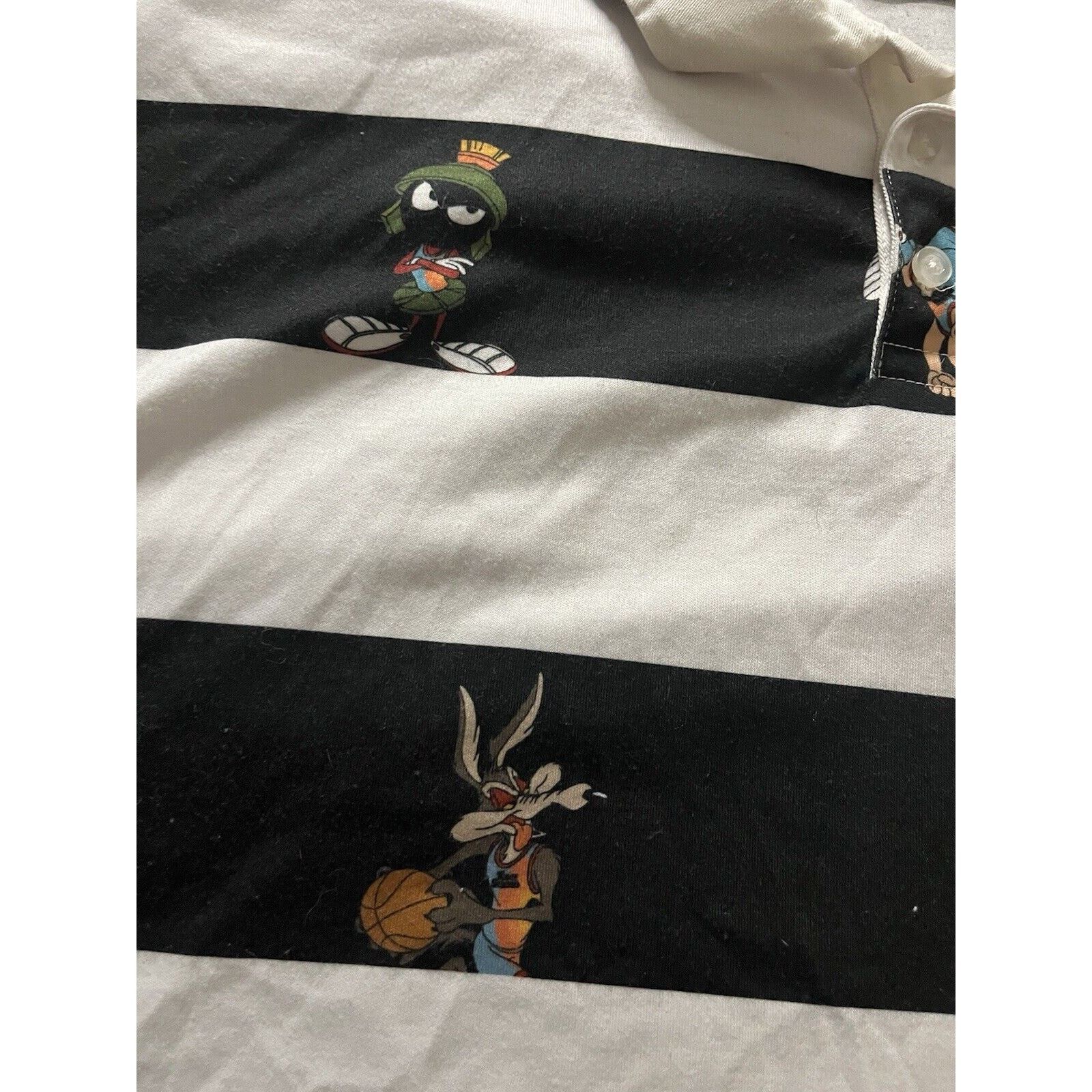 Forever 21 Space Jam a New Legacy Rugby Long Sleeve Men's L Forever 21 Size US L / EU 52-54 / 3 - 3 Thumbnail