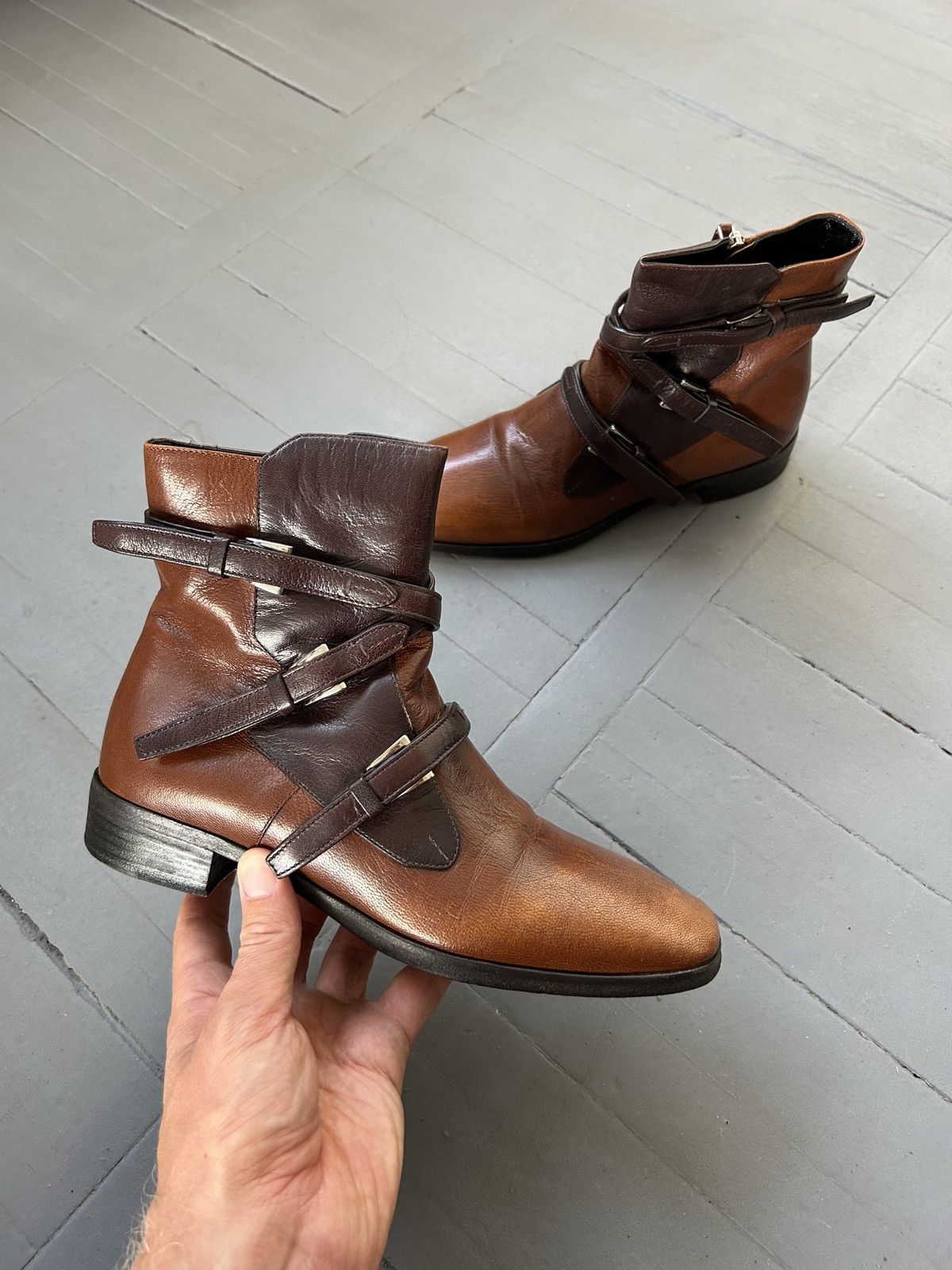 Prada Prada leather boots Size US 7.5 / IT 37.5 - 4 Thumbnail