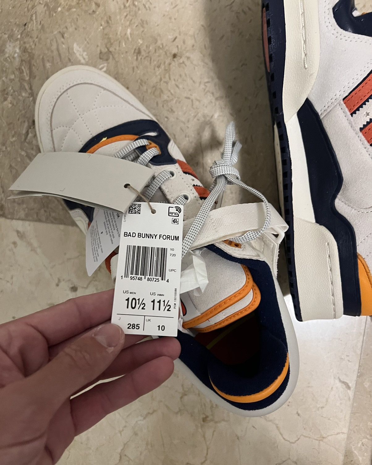 Adidas Adidas Forum Bad Bunny Cangrejeros Size US 10.5 / EU 43-44 - 13 Thumbnail