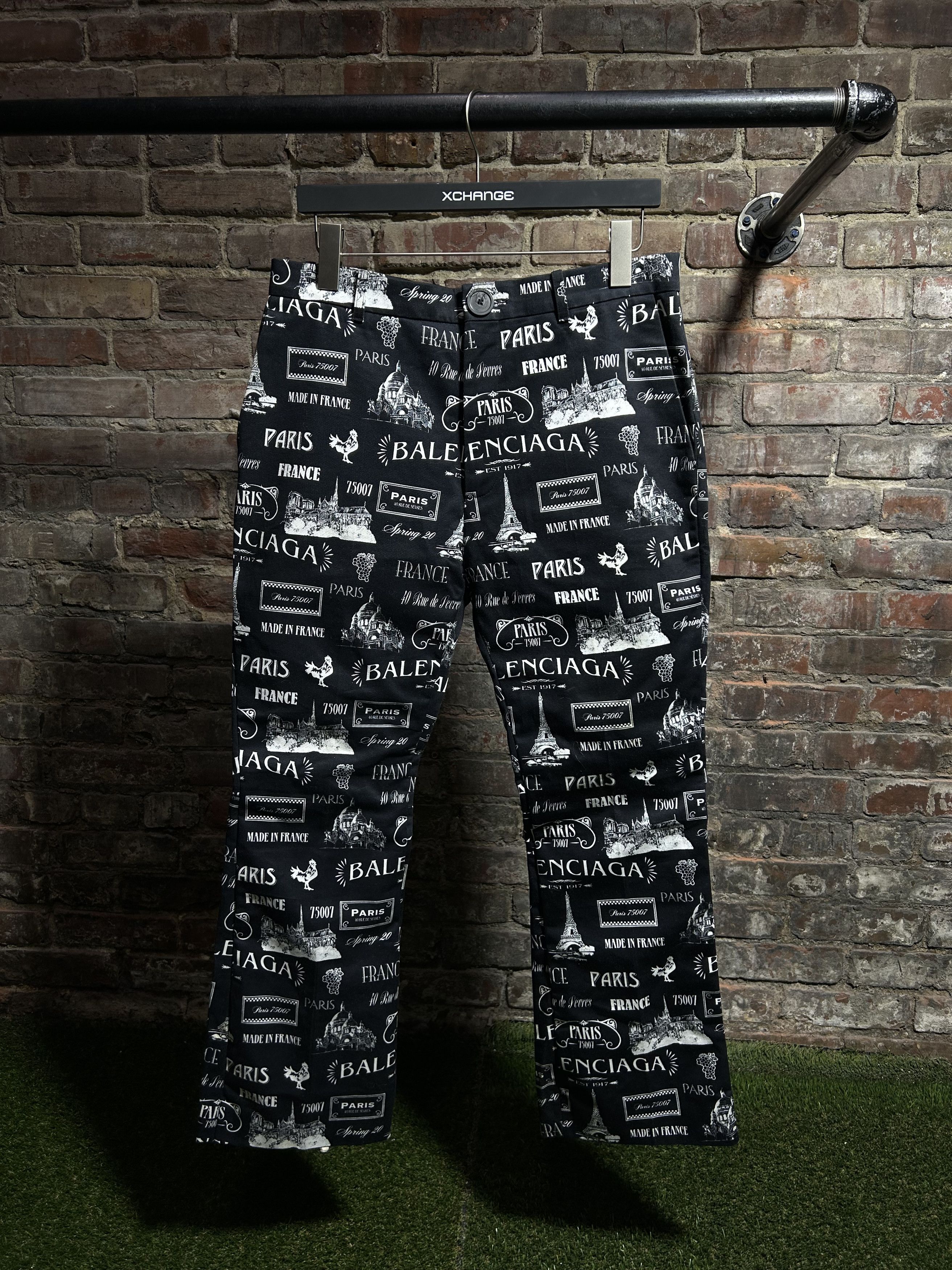 Balenciaga Balenciaga Paris Resto Pants Size US 32 / EU 48 - 1 Thumbnail