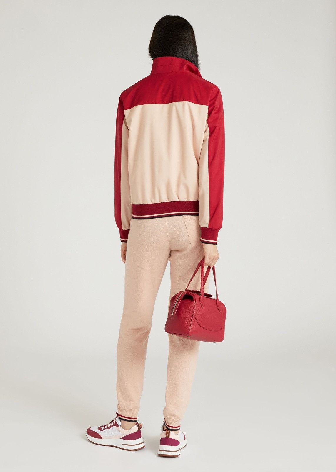 Loro Piana o1srvl11e0824 Wind Fiber Bomber Jacket in Red/Pink Size L / US 10 / IT 46 - 4 Thumbnail