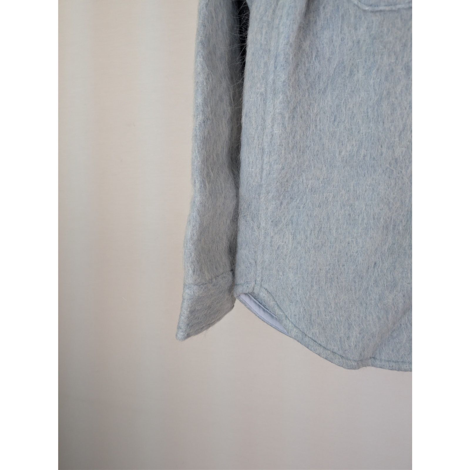 Aime Leon Dore o1rshd1 Long Sleeve Mohair Button up Shirt in Skywriting Size US S / EU 44-46 / 1 - 6 Thumbnail