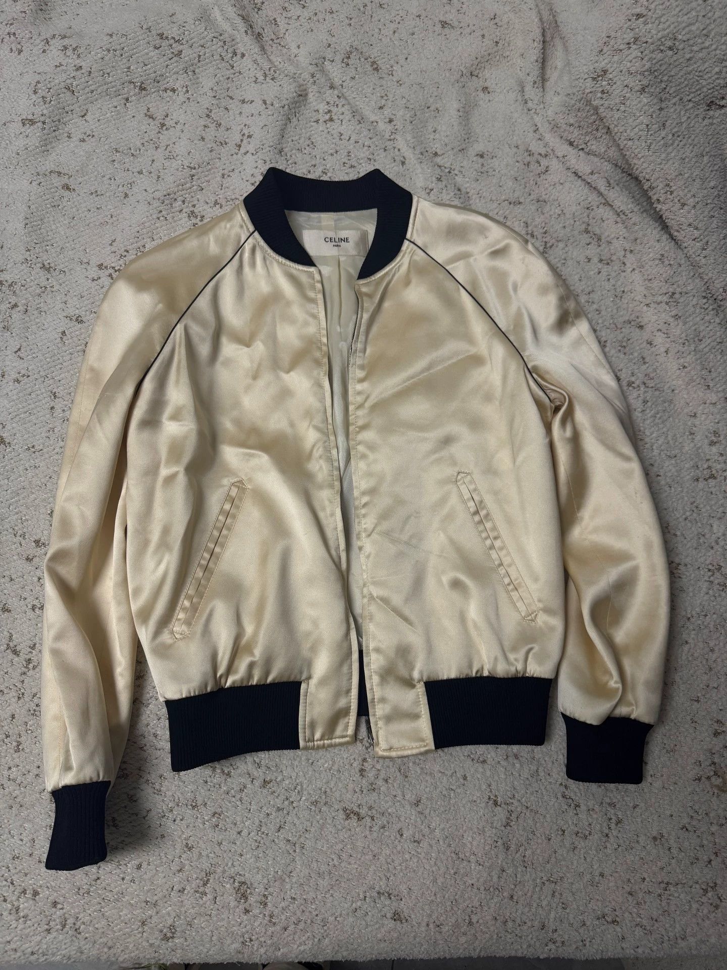 Celine Celine Satin Jacket 99 New 36 Size XS / US 0-2 / IT 36-38 - 1 Thumbnail