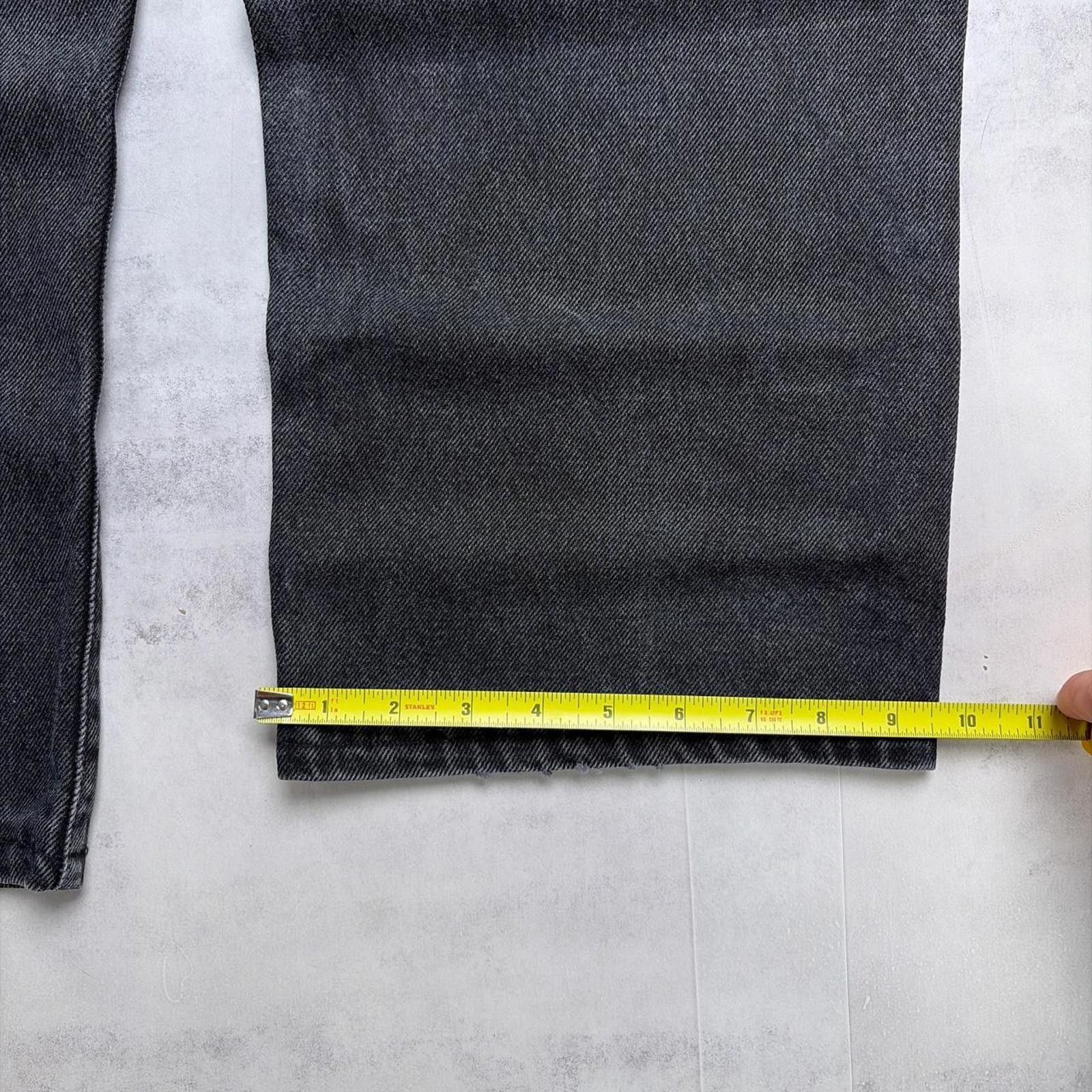 Levi's Vintage Washed Black Levi’s 501 Straight Denim Jeans Size US 38 / EU 54 - 8 Thumbnail