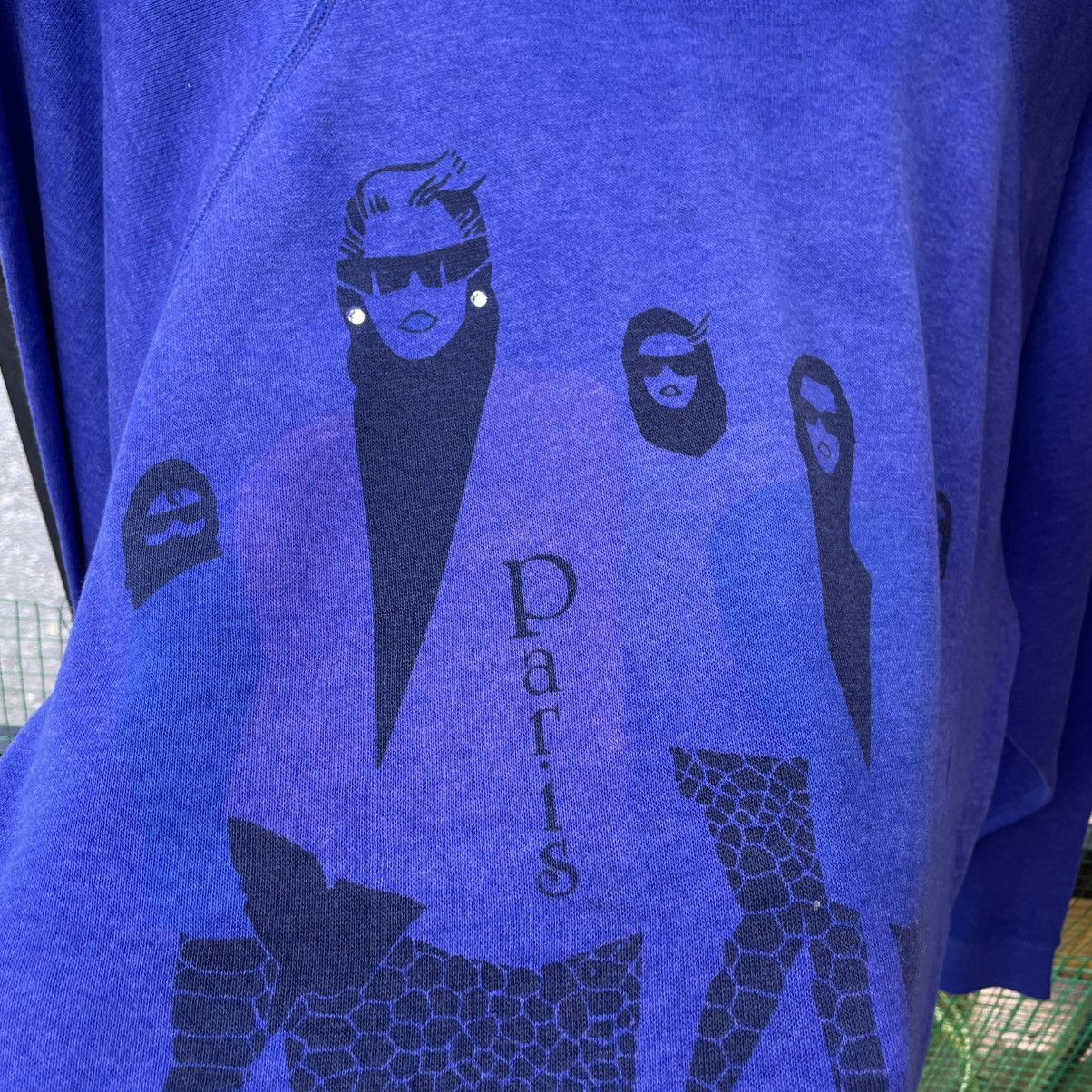 Vintage 🔥Vintage 80s Paris Fashion Week Cat Walk Sweatshirts Size US M / EU 48-50 / 2 - 8 Thumbnail