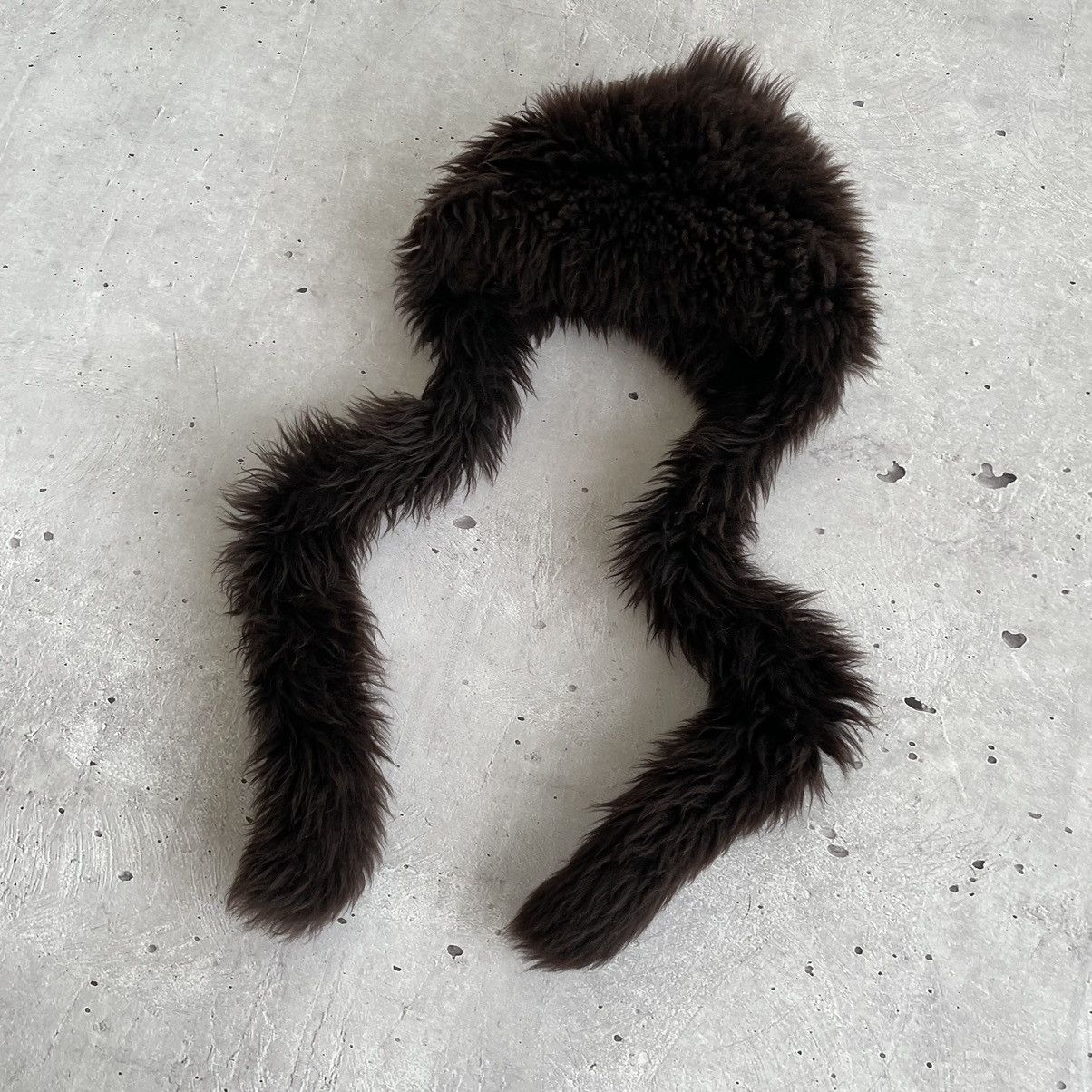 Japanese Brand × Vintage Vintage Hat Ushanka Mohair Fuzzy Y2K Cap Size ONE SIZE - 2 Thumbnail