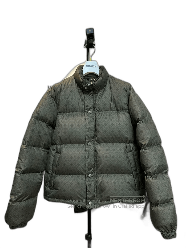 Chrome hearts Crocker down jacket dark green jacket.
