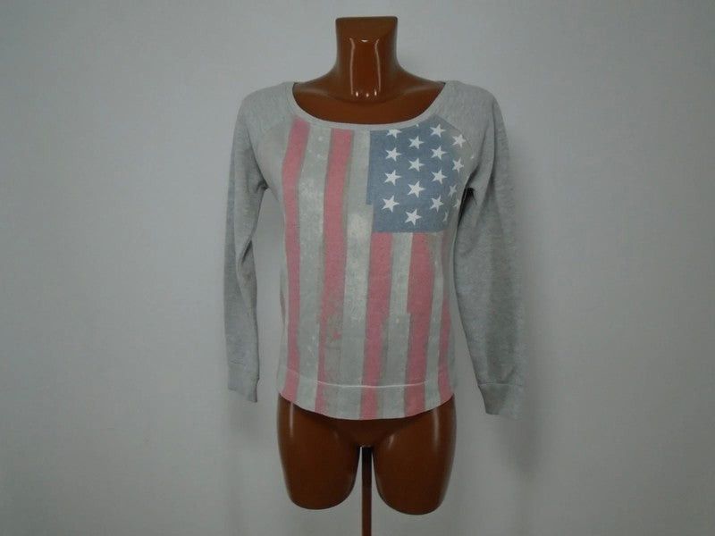 Other Women's Sweatshirt Miss America. Color: Grey. Size: XS. Size XS / US 0-2 / IT 36-38 - 9 Thumbnail