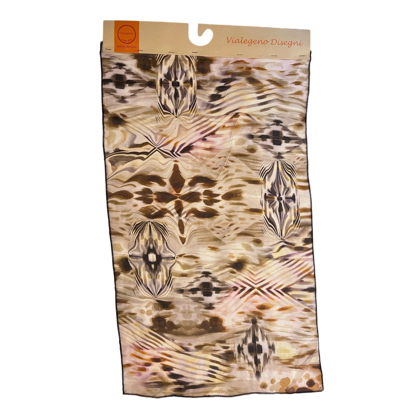 Other One of a Kind Silk Scarf Manufacture Sample - Brown - Italy Size ONE SIZE - 1 Thumbnail