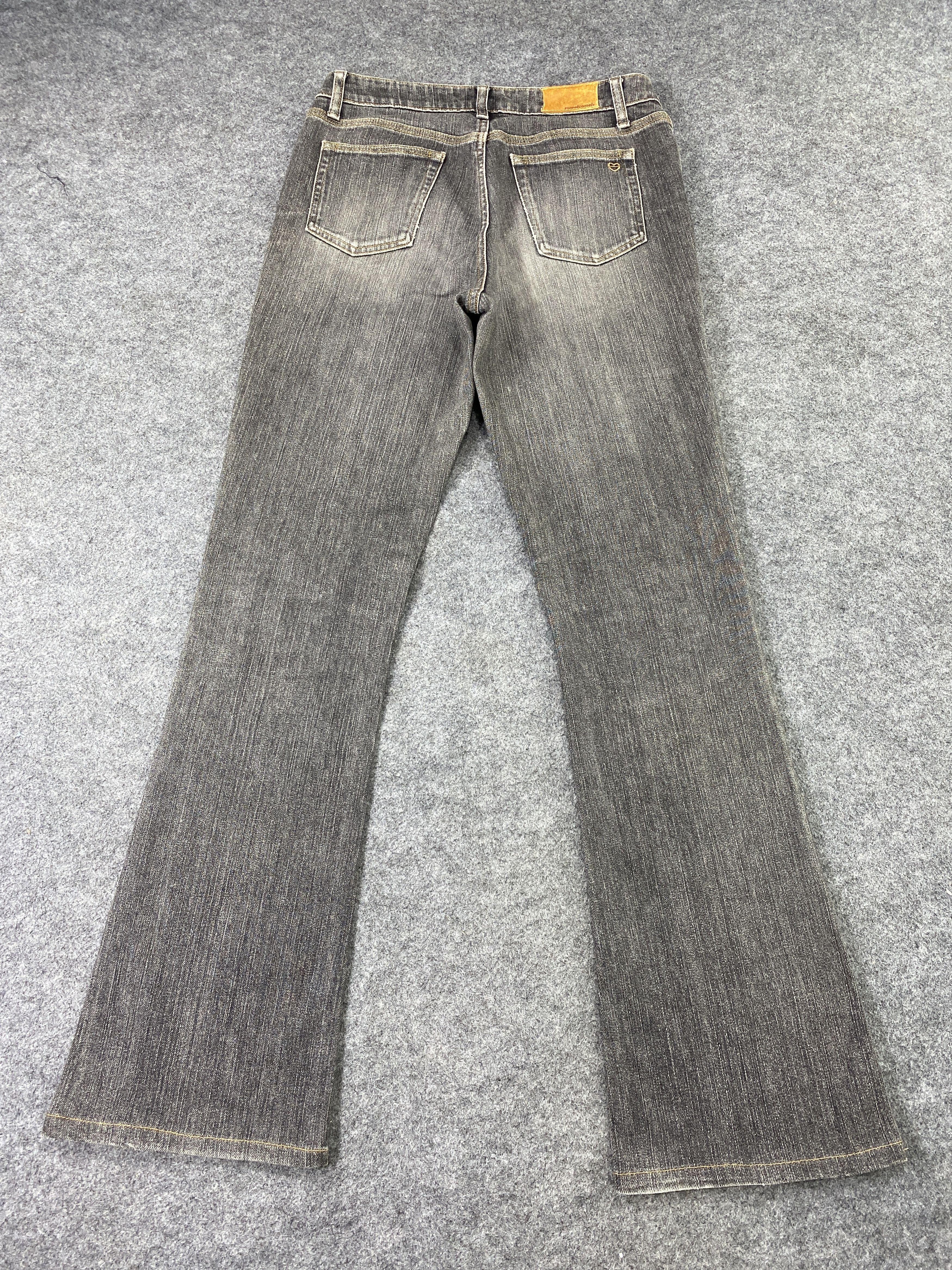Japanese Brand Sweet Camel Black Wash Bootcut Jeans - J1071 Size 29" - 4 Thumbnail