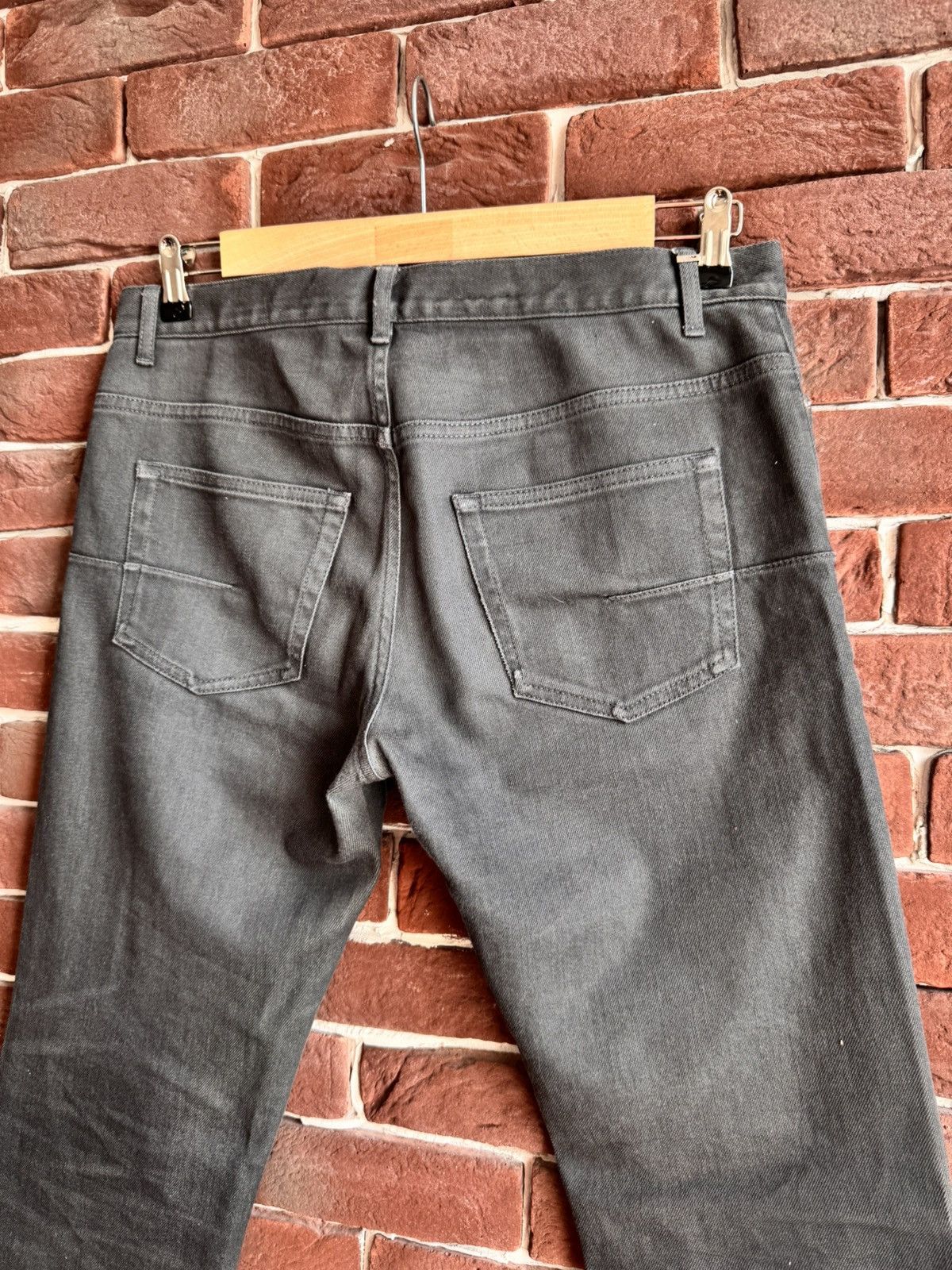 Dior Dior Homme FW14 by Kris Van Assche Gray Washed Denim Jeans Size US 32 / EU 48 - 9 Thumbnail