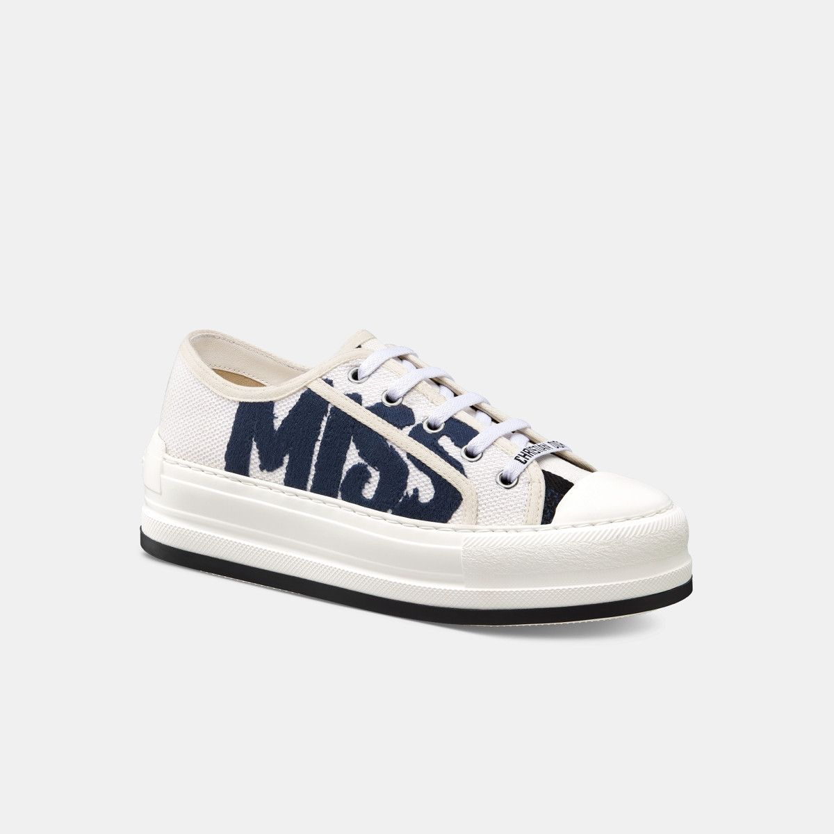 Dior o1bcso1str0226 Walkin Platform Sneaker in White/Deep Blue Size US 7 / IT 37 - 2 Thumbnail