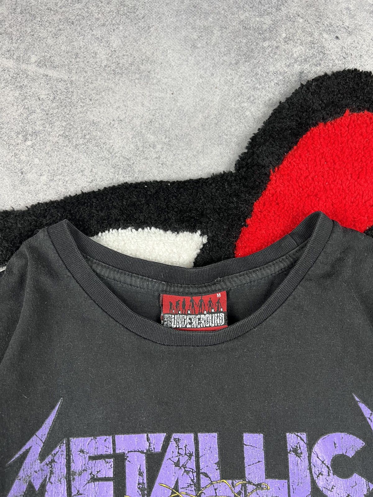 Band Tees Vintage Metallica Damaged Justice Skulls Rhinestones Y2K Tee Size US M / EU 48-50 / 2 - 7 Thumbnail