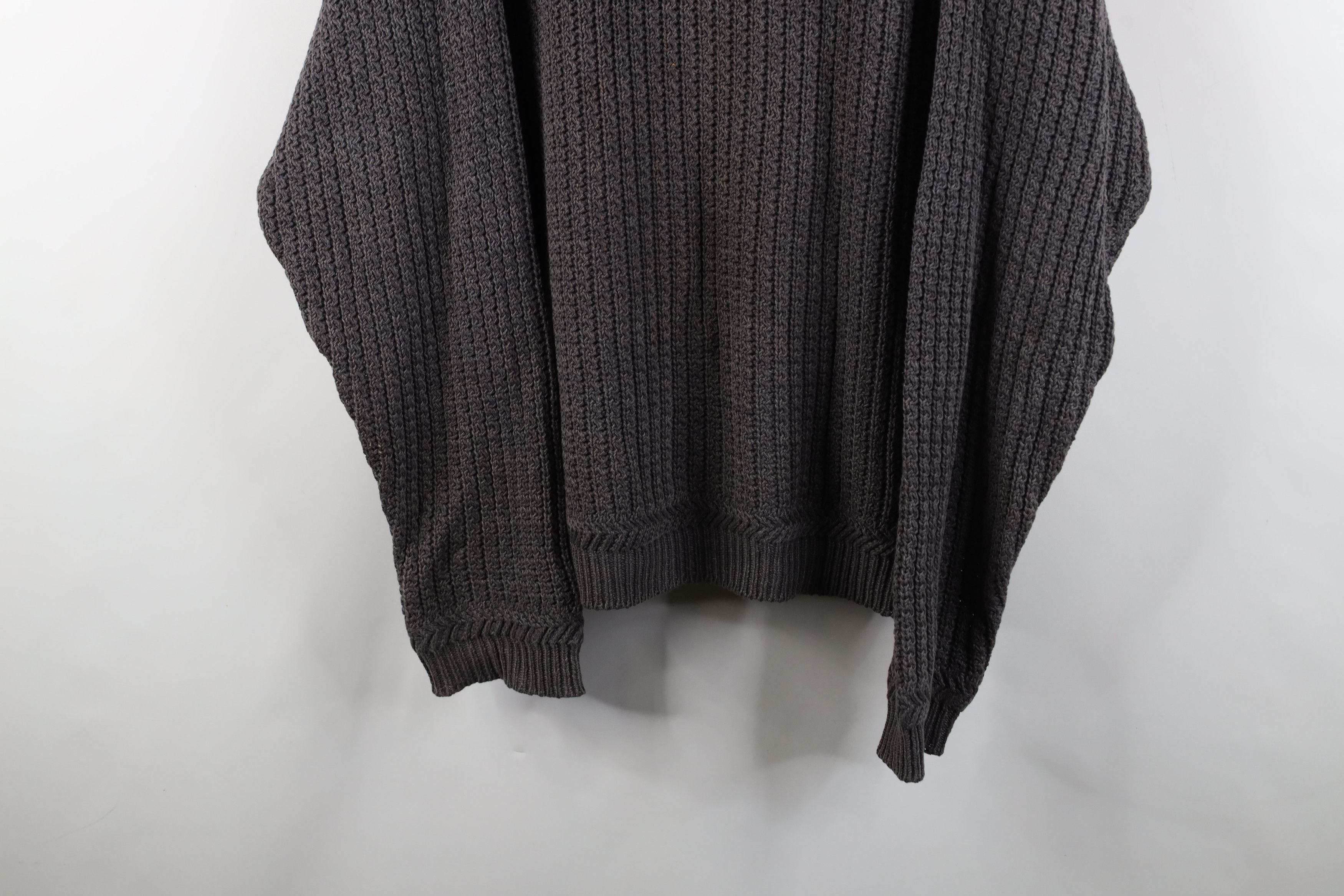 Vintage Vintage 90s Streetwear Baggy Oversized Ribbed Knit Sweater Size US L / EU 52-54 / 3 - 3 Thumbnail
