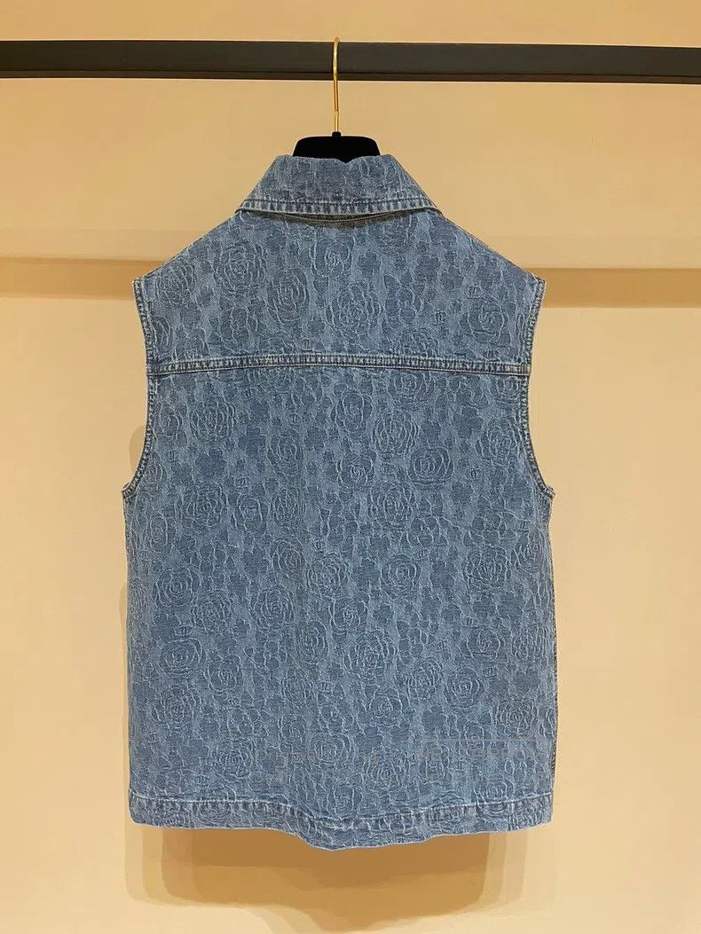 Chanel Chanel 23 camelia cowboy vest Size XXS / US 00 / IT 34 - 6 Thumbnail