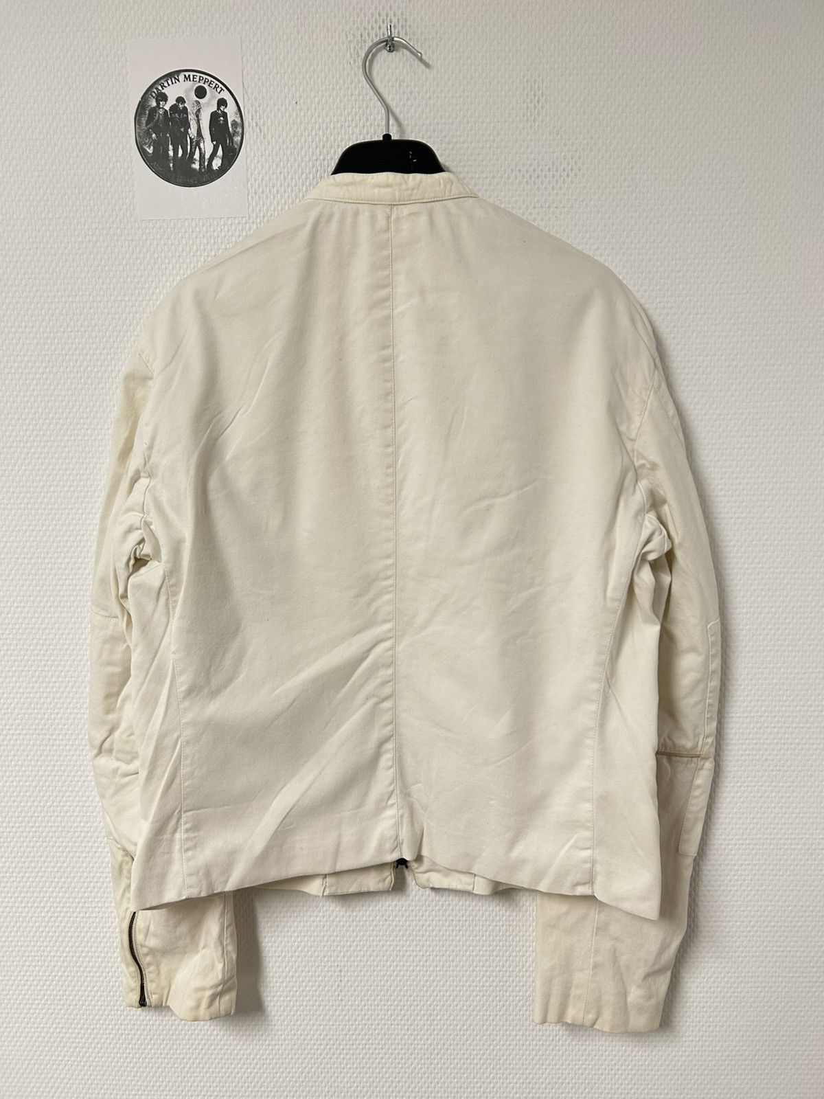 Raf Simons SS2005 Cross Zip Moto Jacket Size US M / EU 48-50 / 2 - 3 Thumbnail