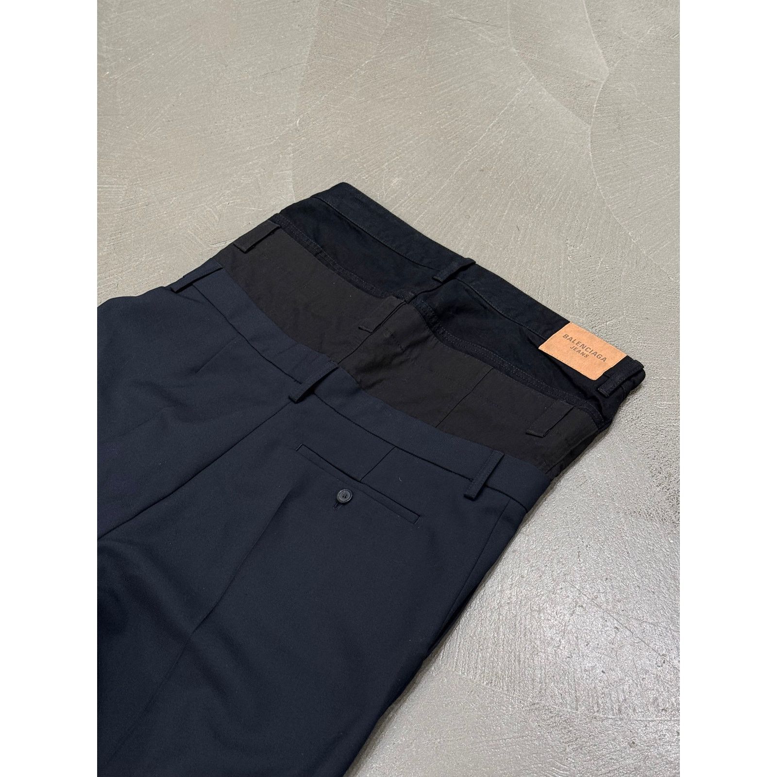 Balenciaga S/S2024 Balenciaga triple waist wide leg tailored pants Size US 29 - 4 Thumbnail
