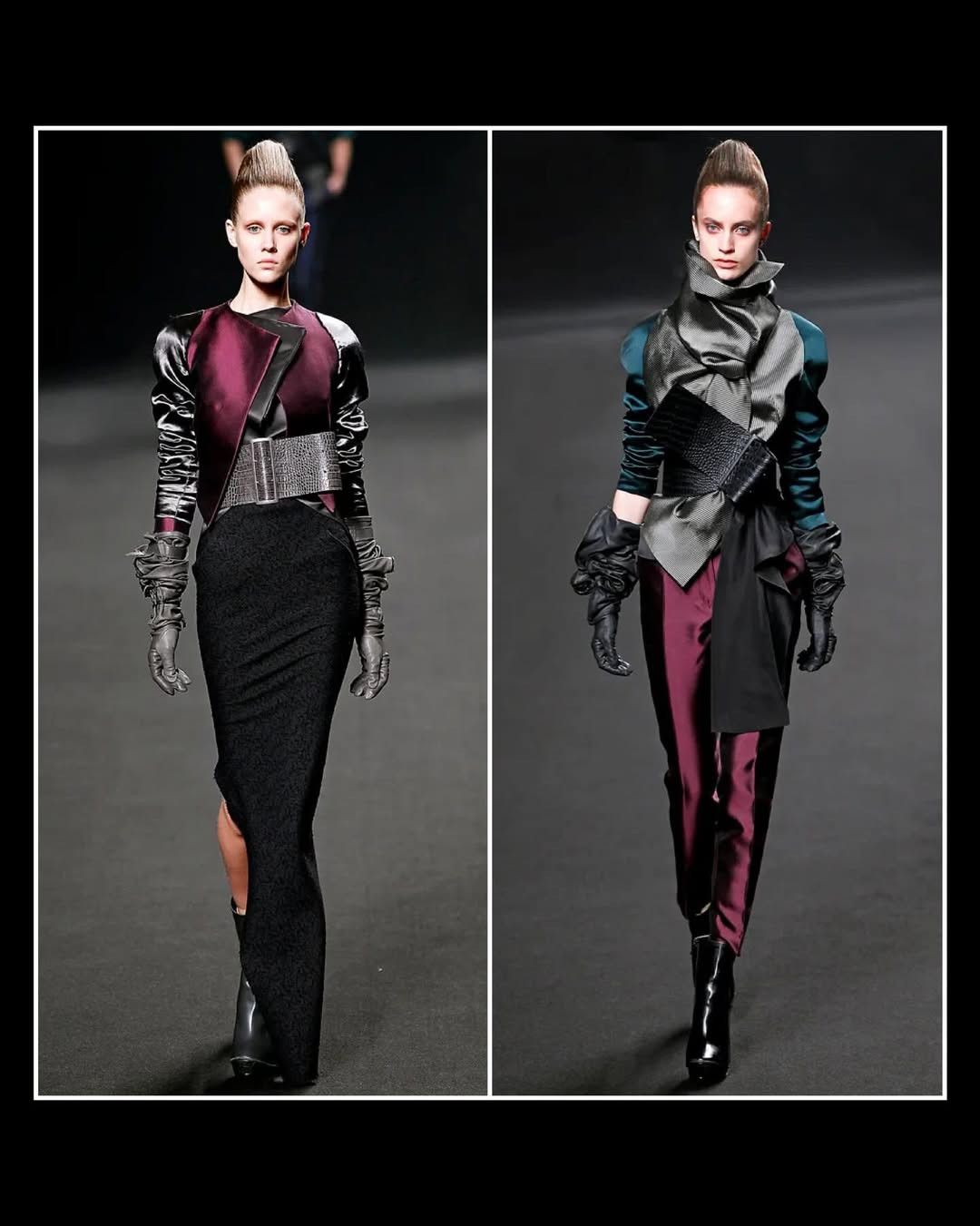Haider Ackermann Haider Ackermann FW11 Satin Suit Size S / US 4 / IT 40 - 2 Thumbnail