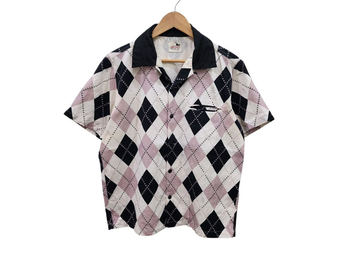 Japanese Brand Gangsterville diamond shirt Size US M / EU 48-50 / 2 - 1 Thumbnail