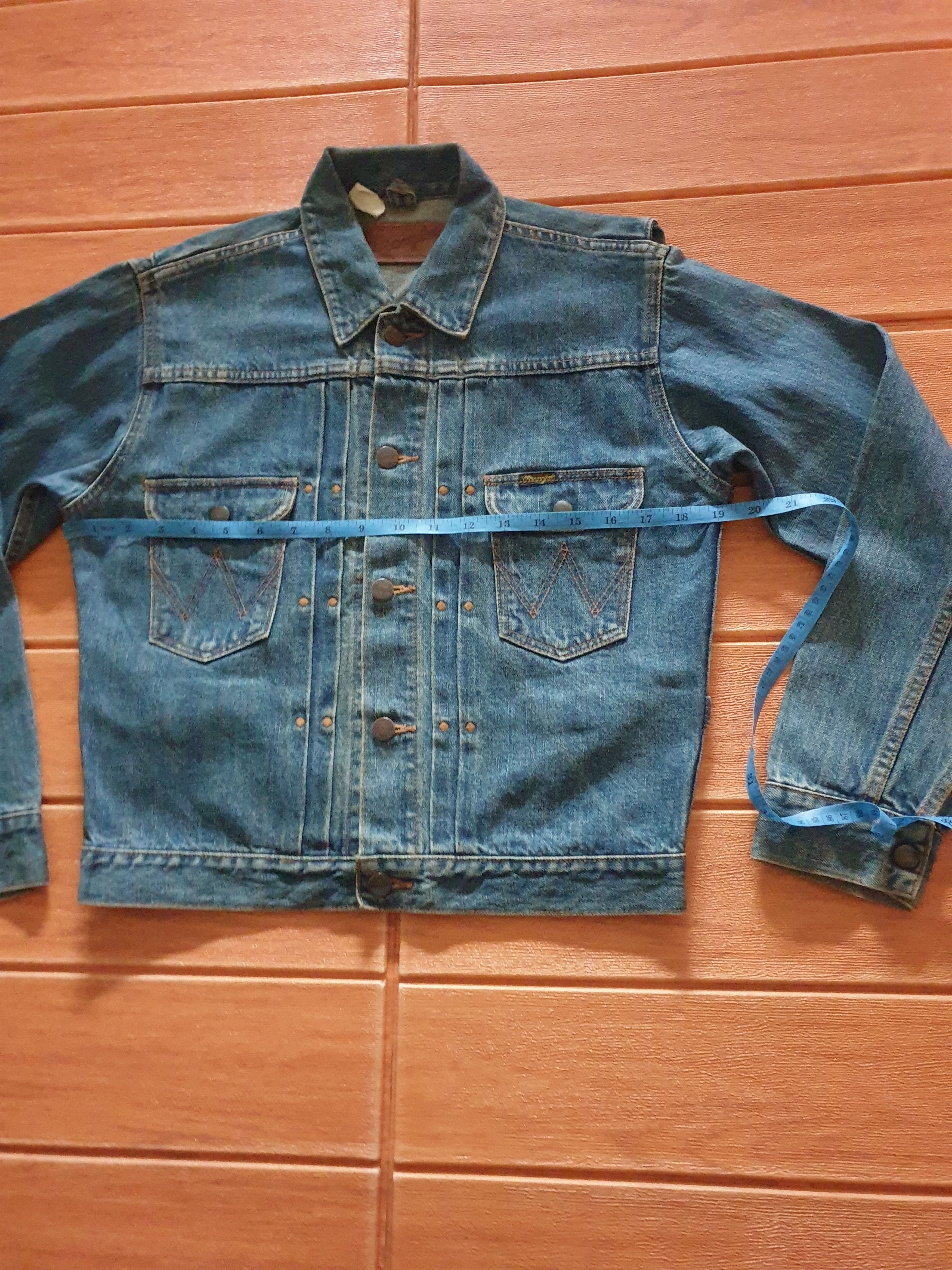 Wrangler 💥Vintage wrangler lot 11 wj denim jacket Size US M / EU 48-50 / 2 - 5 Thumbnail