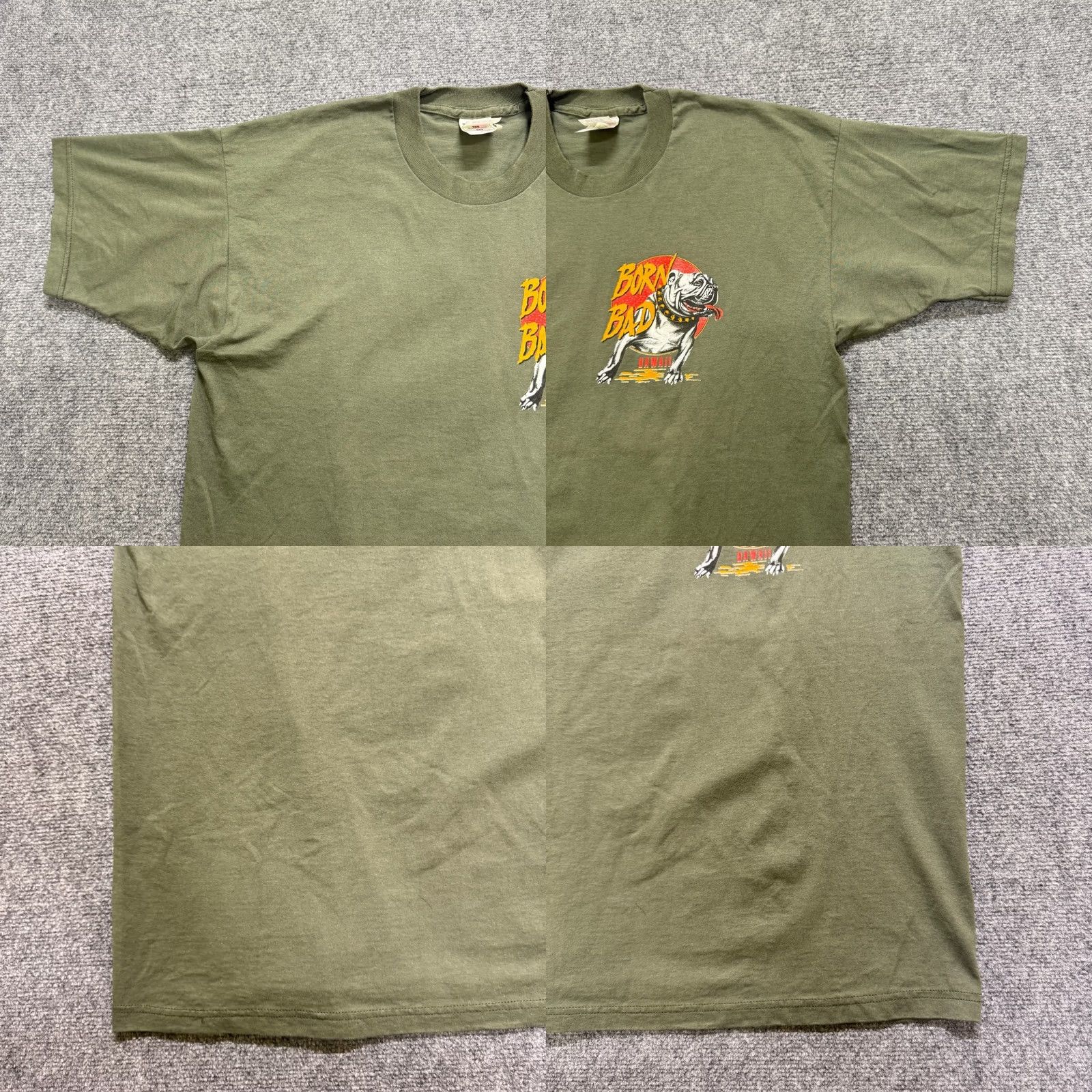 Fruit Of The Loom VINTAGE Pitbulls Hawaii T-Shirt Men's XL Fruit Of The Loom Green Shirt Size US XL / EU 56 / 4 - 8 Thumbnail