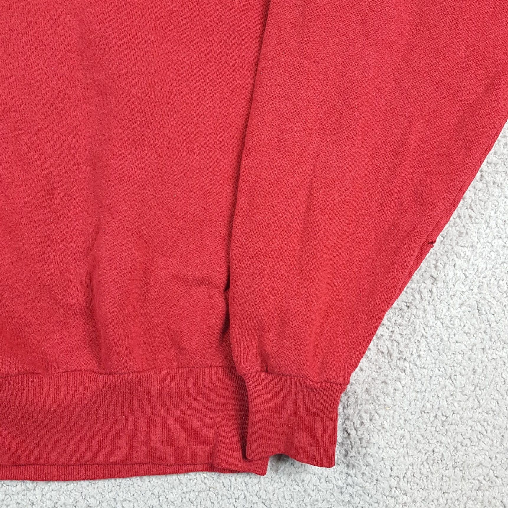Jerzees VINTAGE Alaska State Fleece Pullover Sweatshirt Men's L Red Nike? Size US L / EU 52-54 / 3 - 3 Thumbnail