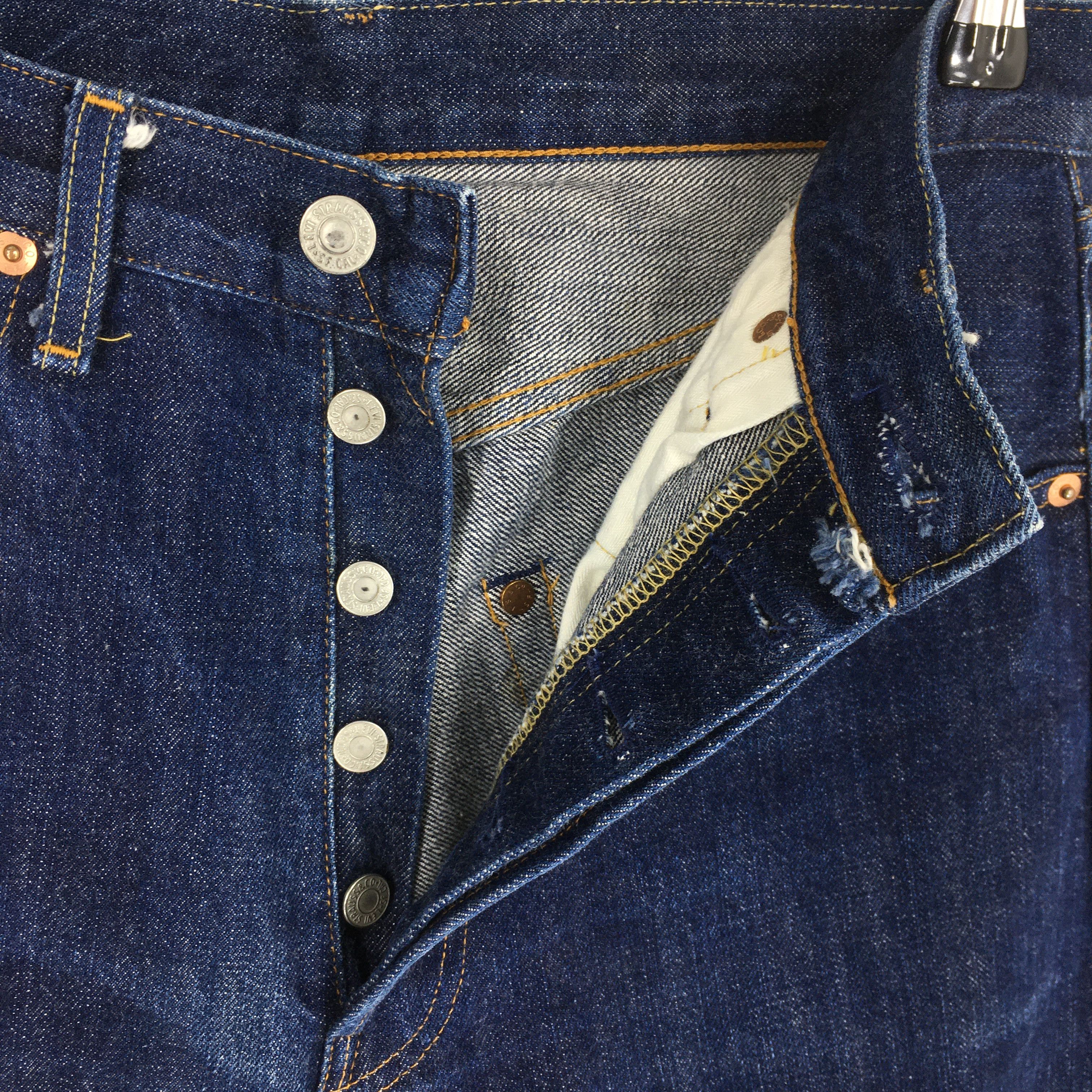 Levi's Size 29x32 Vintage Levi's 50SXX Big E Jeans S266 Size US 29 - 6 Thumbnail
