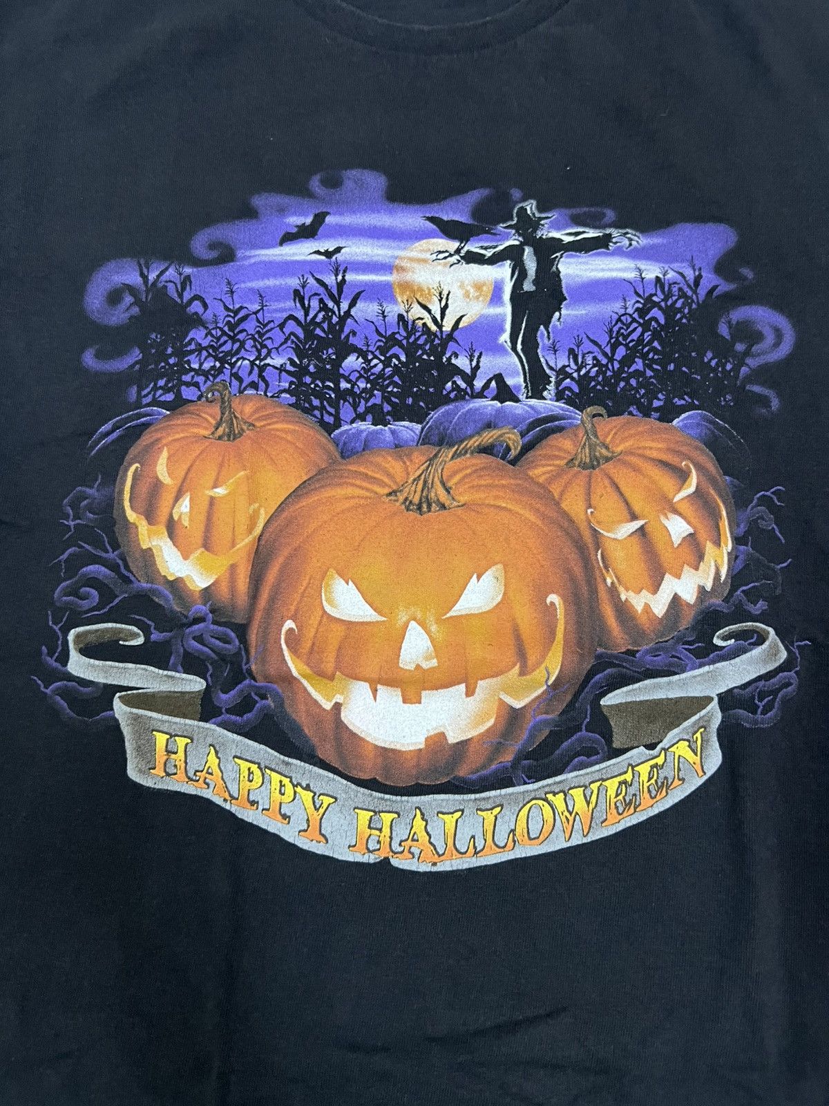 Other 00s Happy Halloween Black T-shirt Size US M / EU 48-50 / 2 - 2 Thumbnail
