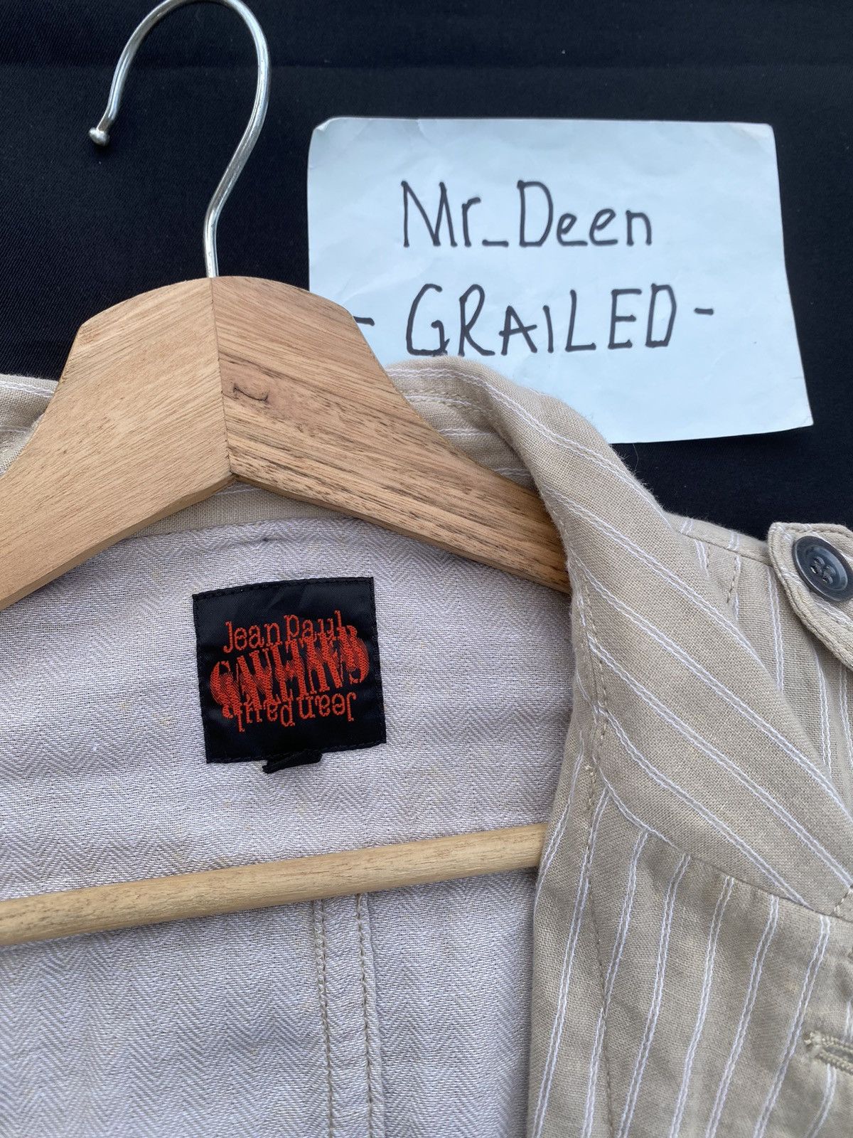 Jean Paul Gaultier Rare Vintage Jean Paul Gaultier JPG Stripes Cotton Jacket Size US M / EU 48-50 / 2 - 16 Thumbnail