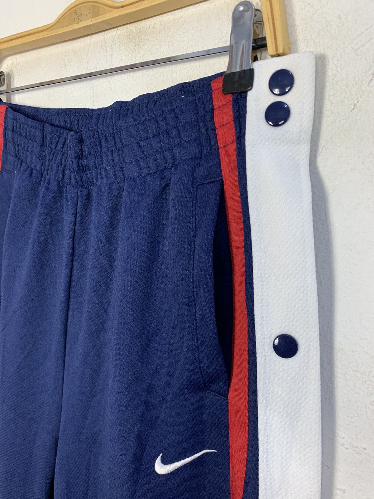 Nike Hype 90s Nike Track Jogger Pant Side Snap Button Design Size US 32 / EU 48 - 6 Thumbnail