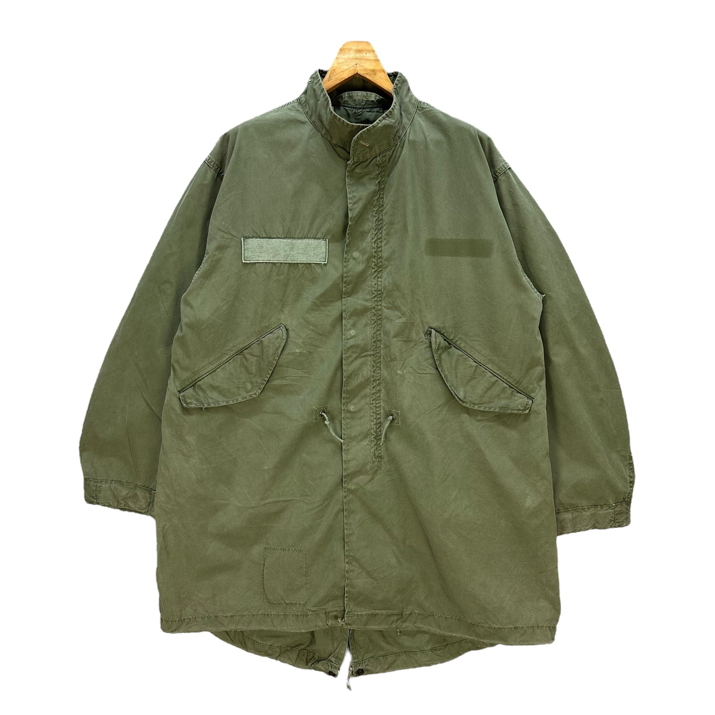 Vintage 90's Fishtail Parka Army Jacket Vanderbilt Shirt #A68-1657 Size US S / EU 44-46 / 1 - 1 Thumbnail