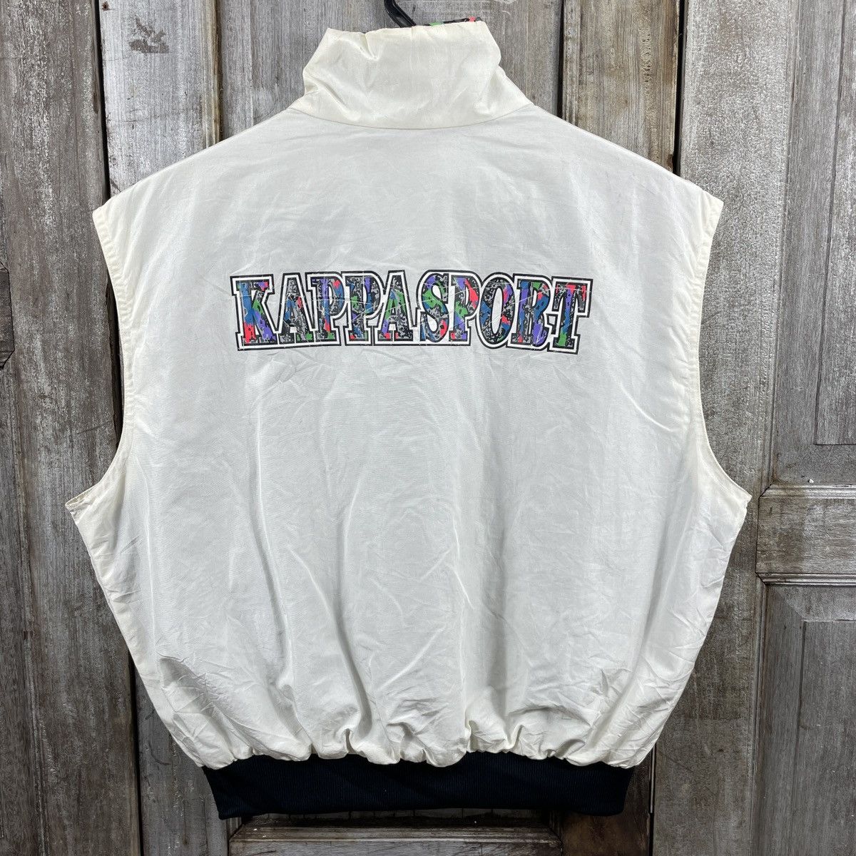 Japanese Brand × Kappa × Vintage Vintage Kappa Sport USA Nylon Vest Size US L / EU 52-54 / 3 - 2 Thumbnail