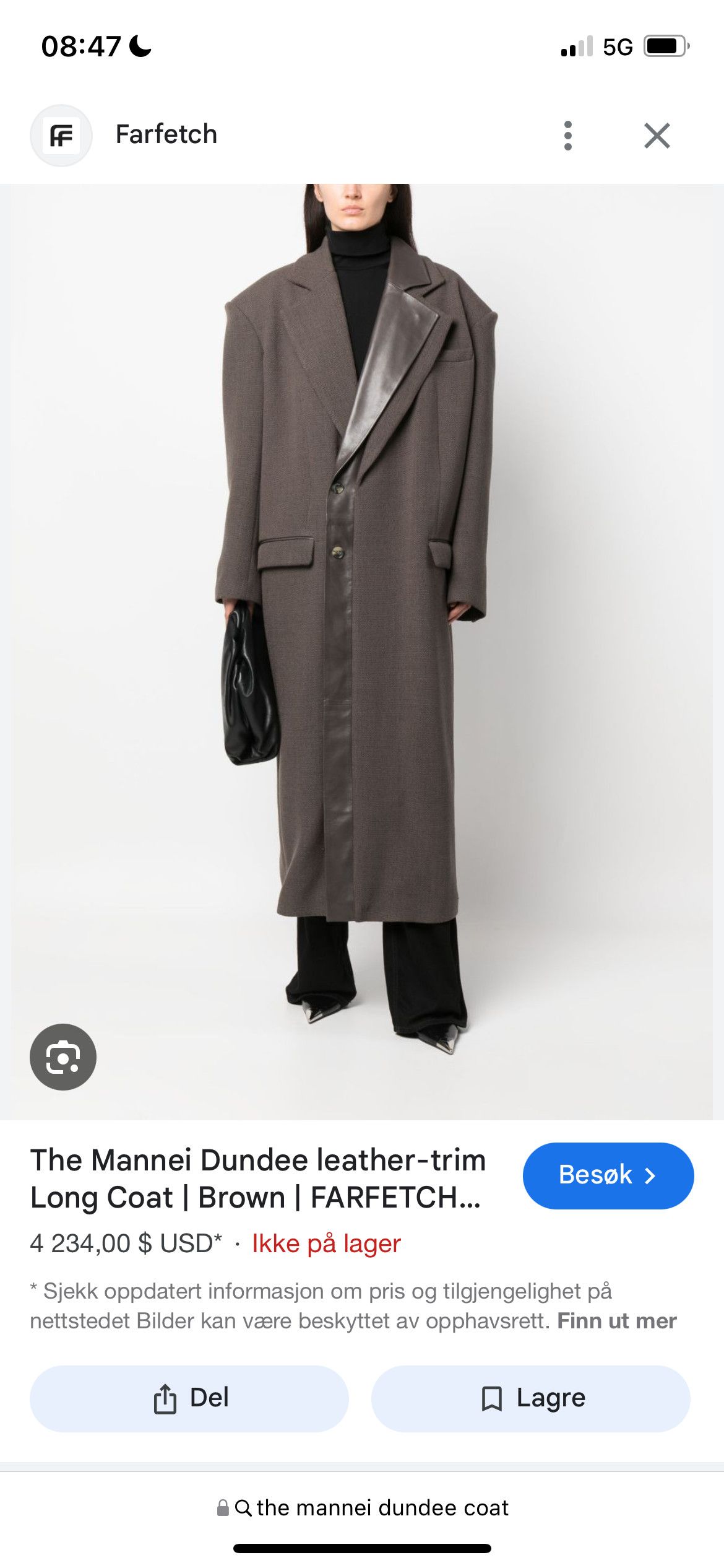 Other The Mannei - Dundee Coat (oversize) Size US M / EU 48-50 / 2 - 11 Thumbnail