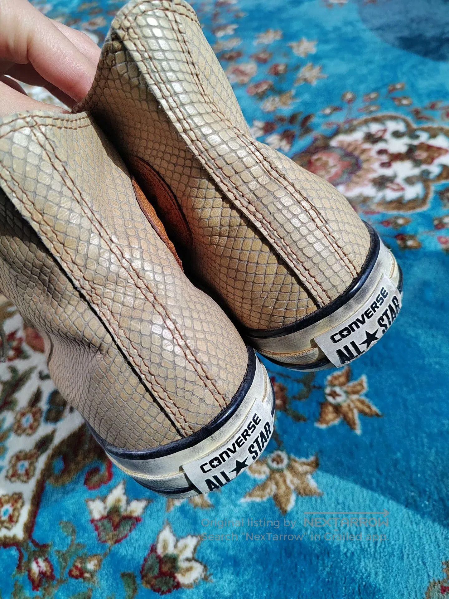 John Varvatos Converse John Varvatos Snake High Tops. Size US 9.5 / EU 42-43 - 5 Thumbnail