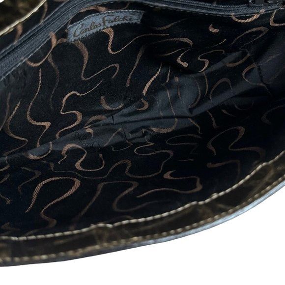 Designer × Vintage Carlos Falchi Exotic Genuine Alligator Crocodile Handmade Sh Size ONE SIZE - 5 Thumbnail