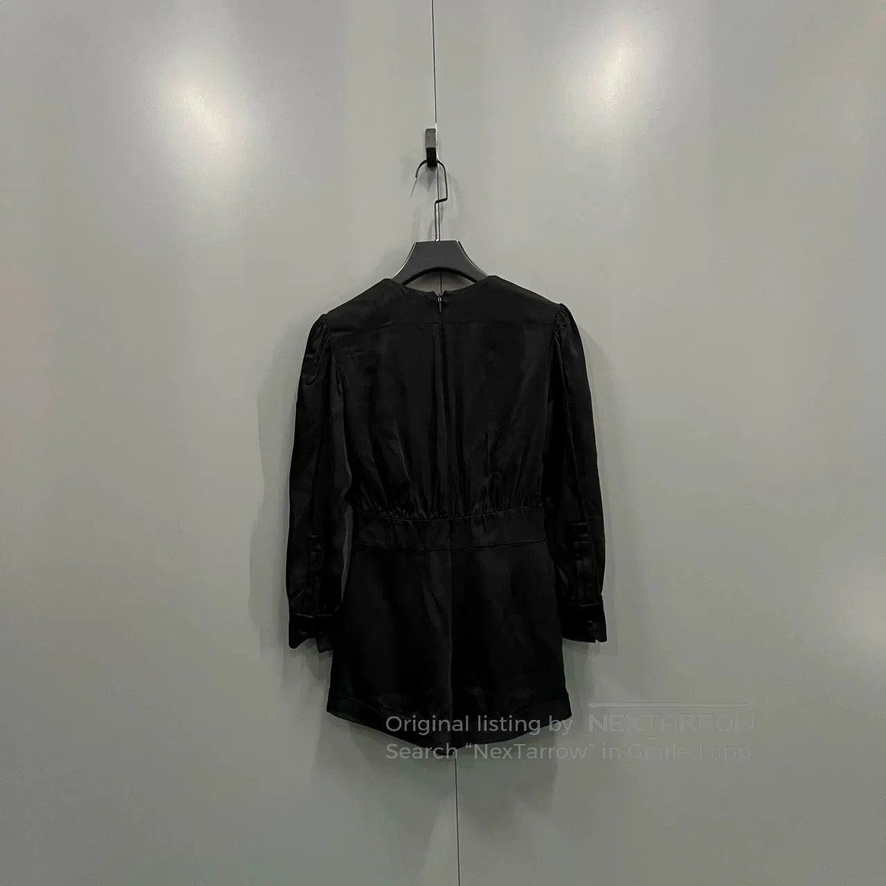 Saint Laurent Paris Saint Laurent SLP Black V-neck Bodysuit. Size 33" - 2 Thumbnail