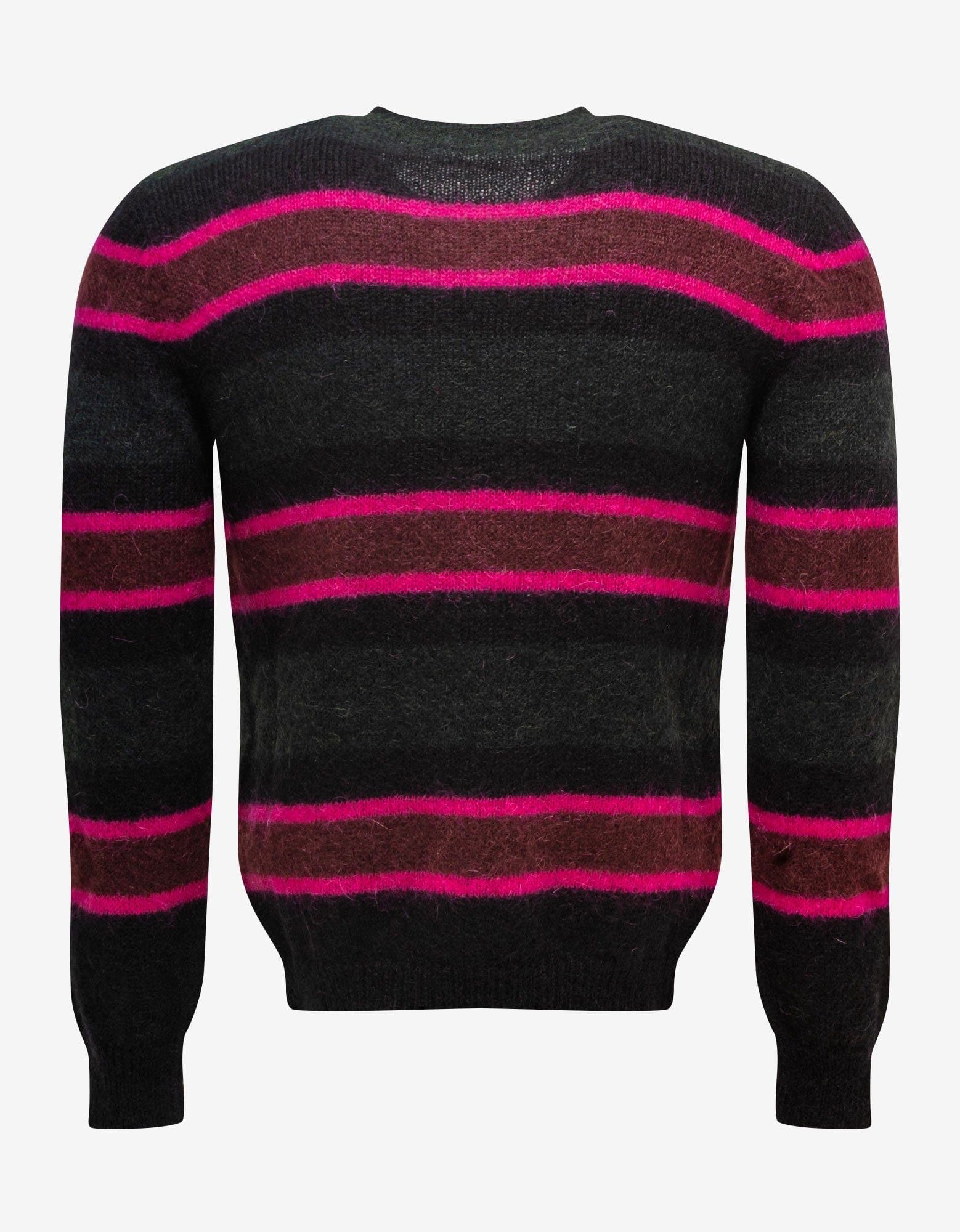 Saint Laurent Paris Grey Stripe Mohair Sweater Size US M / EU 48-50 / 2 - 4 Thumbnail