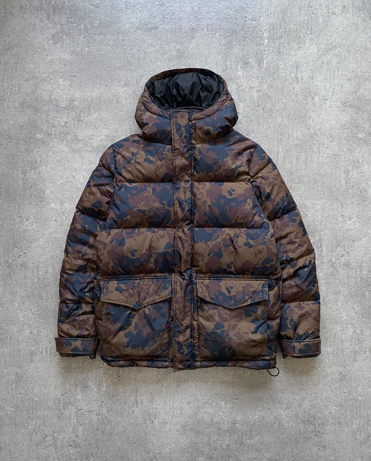 Wood Wood Wood Wood Camo Brown/Black Down Jacket Size US M / EU 48-50 / 2 - 1 Thumbnail