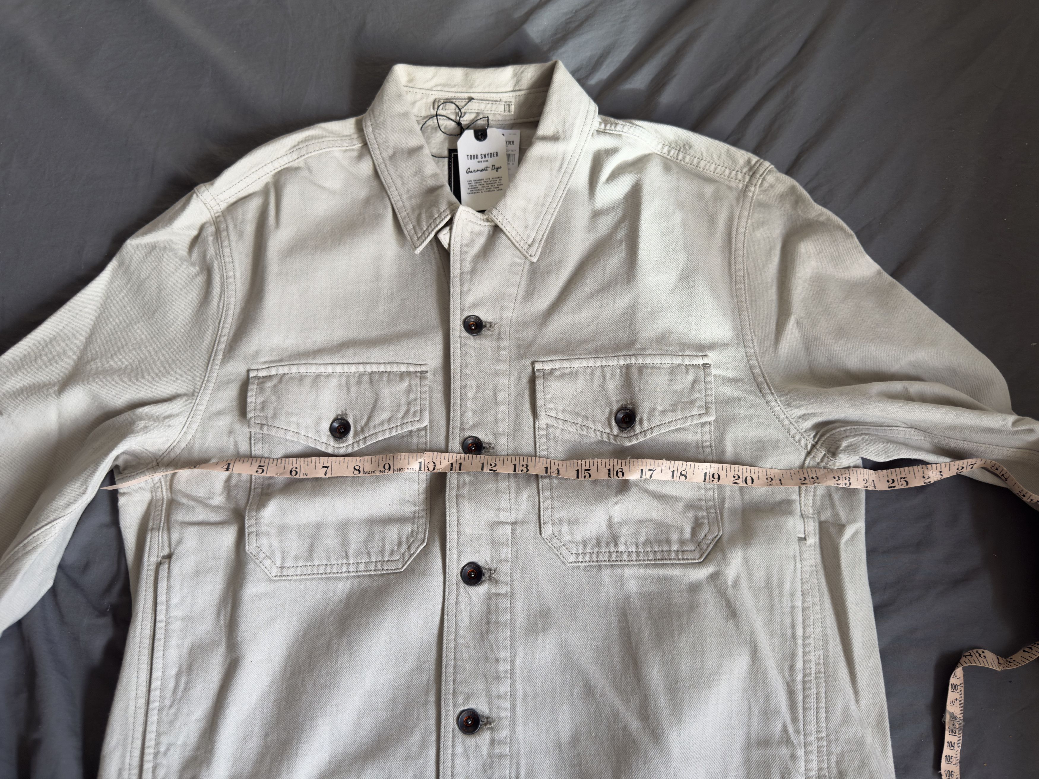 Todd Snyder Todd Snyder Cropped Eisenhower Jacket in Stone Large $298 Size US L / EU 52-54 / 3 - 5 Thumbnail