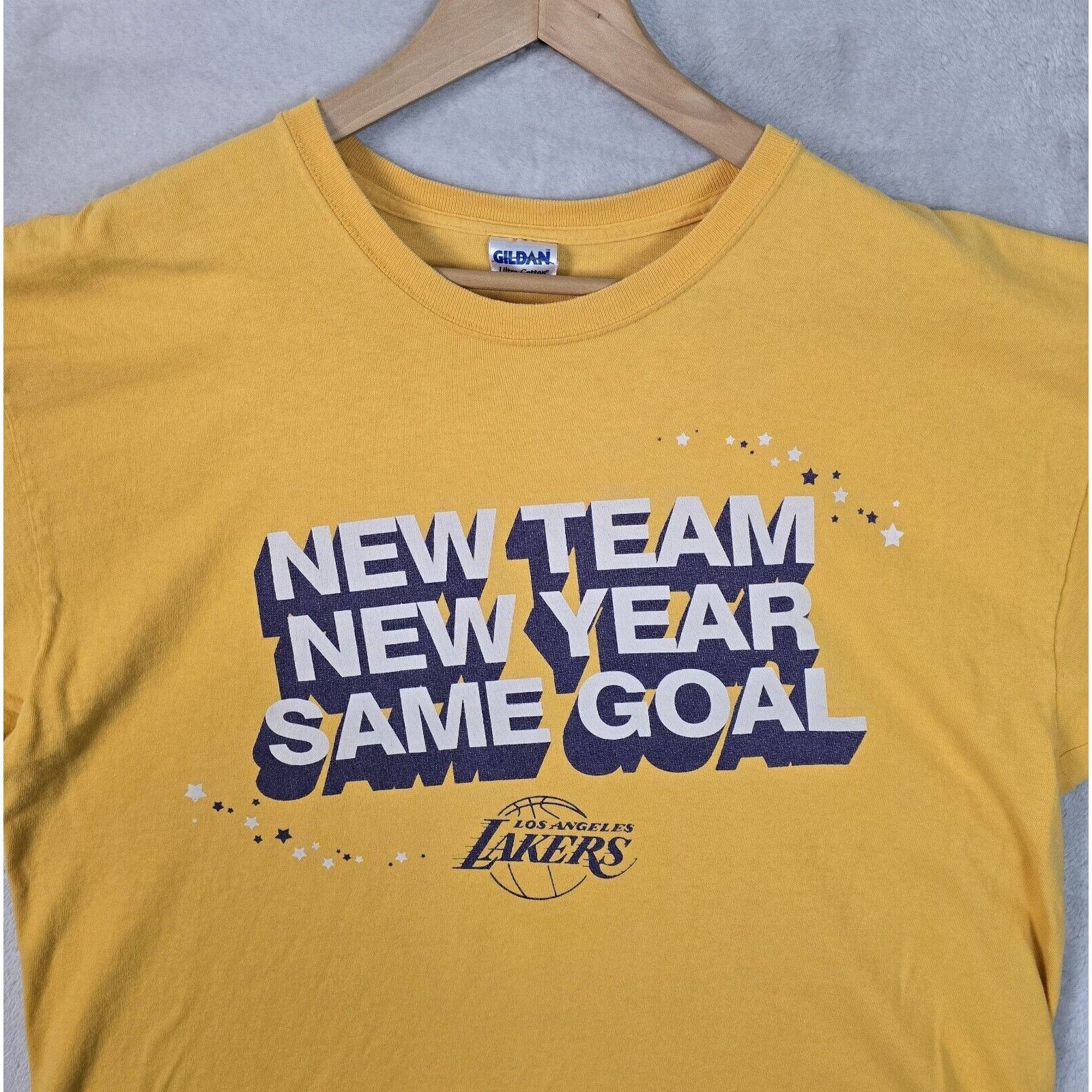 Gildan Los Angeles Lakers Shirt XL New Team New Year Same Goal Size US XL / EU 56 / 4 - 3 Thumbnail