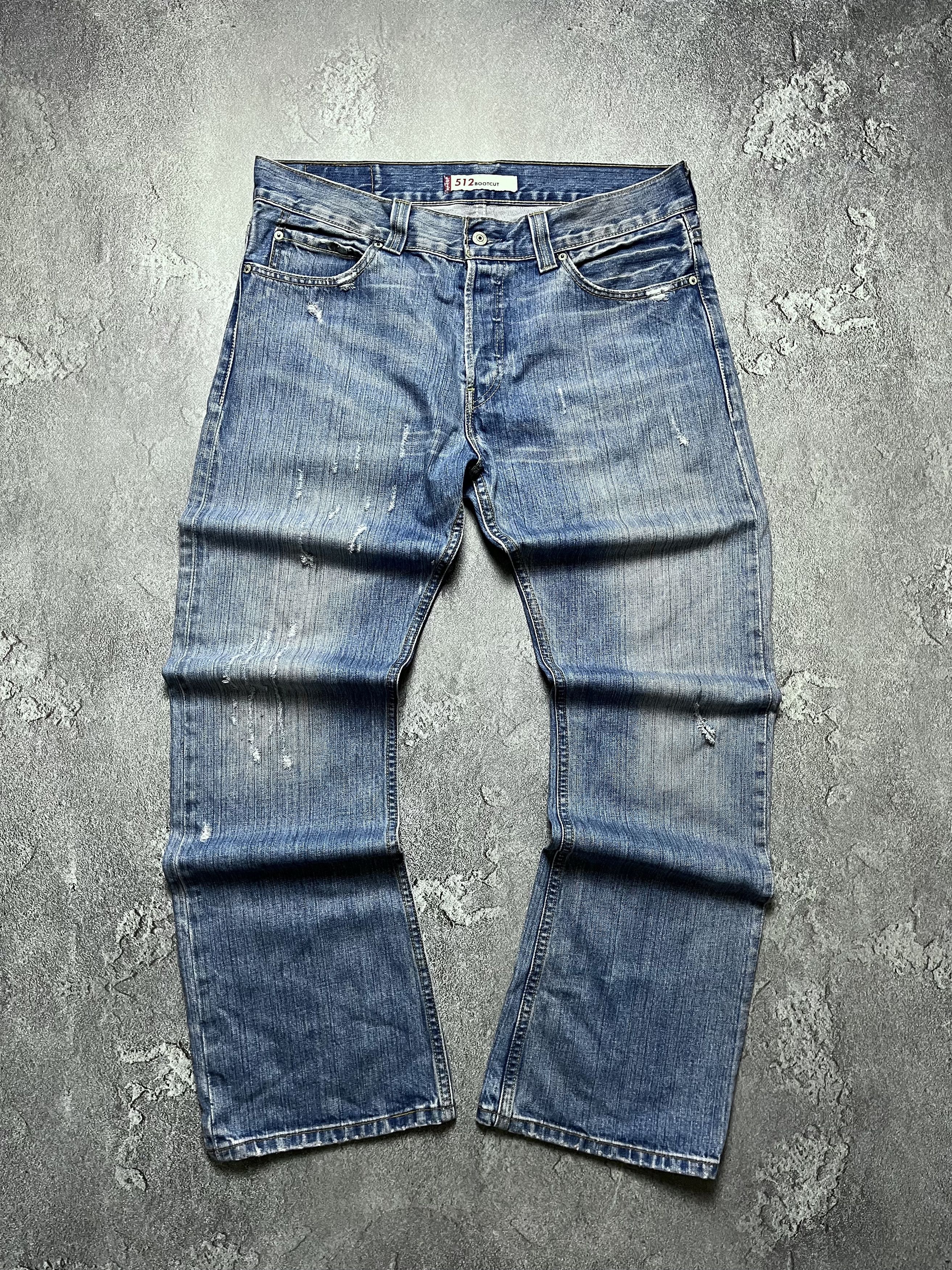 90x 512 Vintage Bootcut Flared Levi’s Jeans Mens 36/32