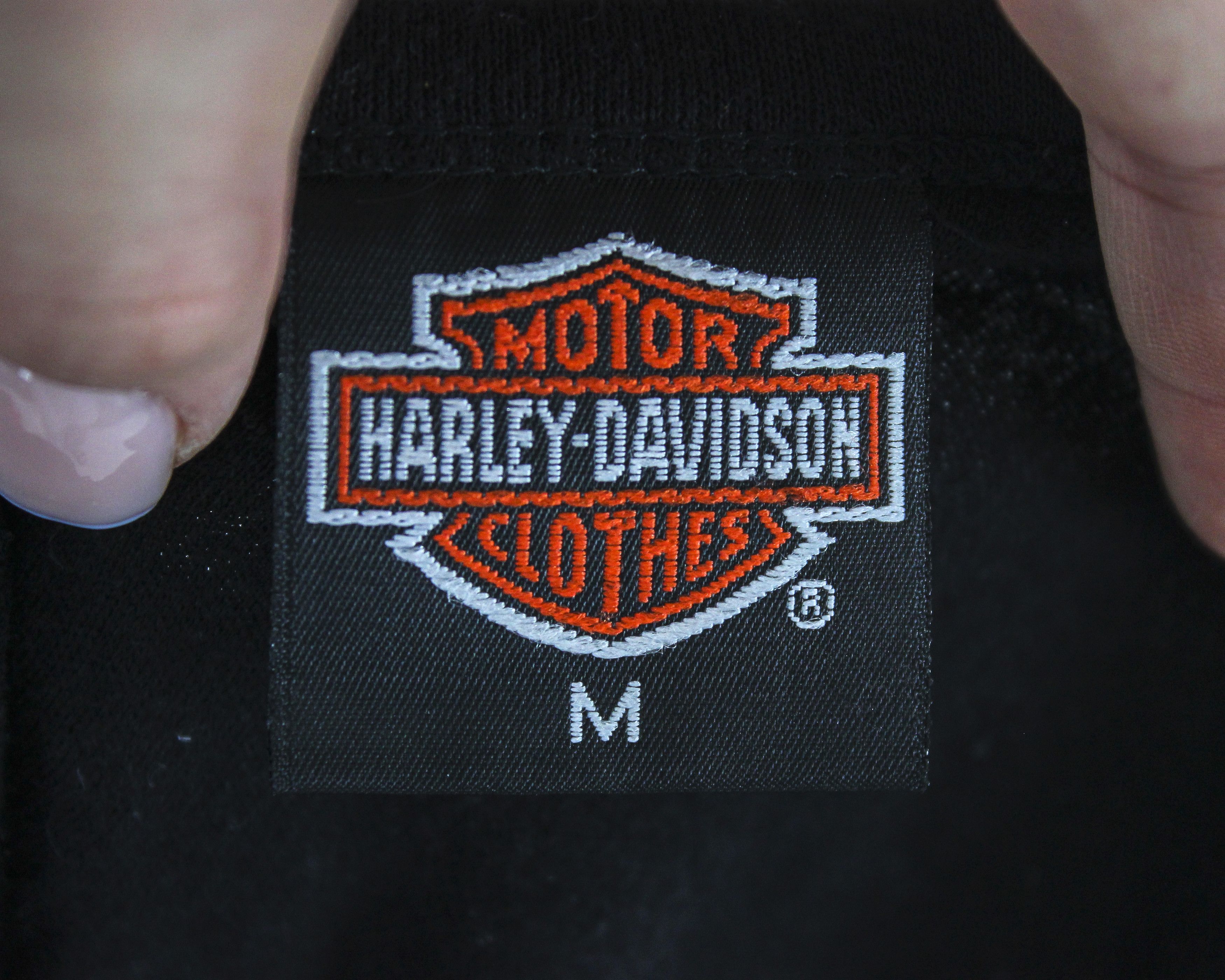 Harley Davidson × Vintage Graphic Print T-Shirt Snap Up Blouse Sleeveless Cotton Tank Size M / US 6-8 / IT 42-44 - 6 Thumbnail