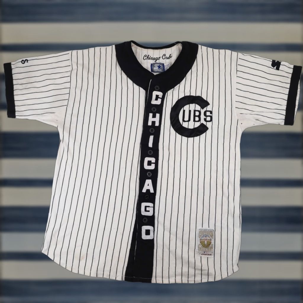 Starter VINTAGE Starter Chicago Cubs 1907 Edition Baseball Jersey White Shirt Mens Large Baseball Jersey White Cubs 1907 Edition Mens Large Size US L / EU 52-54 / 3 - 1 Thumbnail