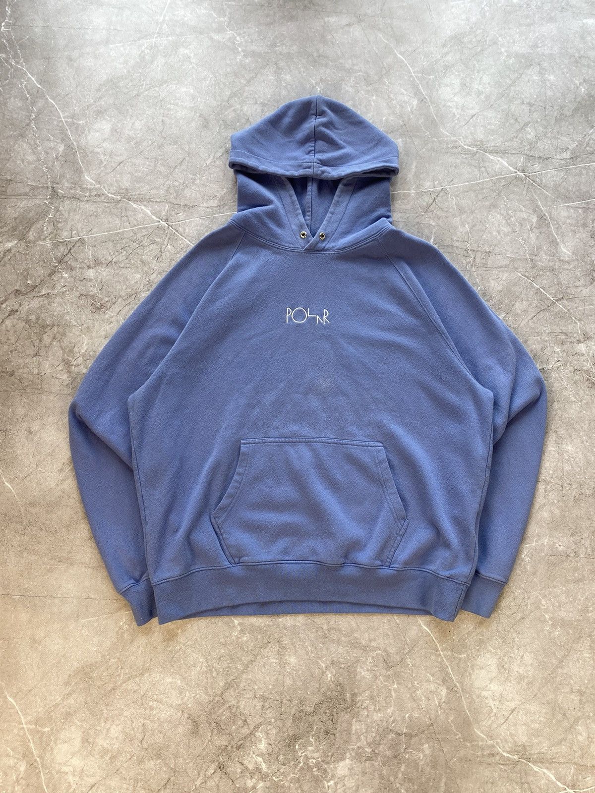 Polar Skate Co. Vintage Y2K Polar Skate Co. Default Centr Logo Blue Hoodie Size US M / EU 48-50 / 2 - 2 Thumbnail