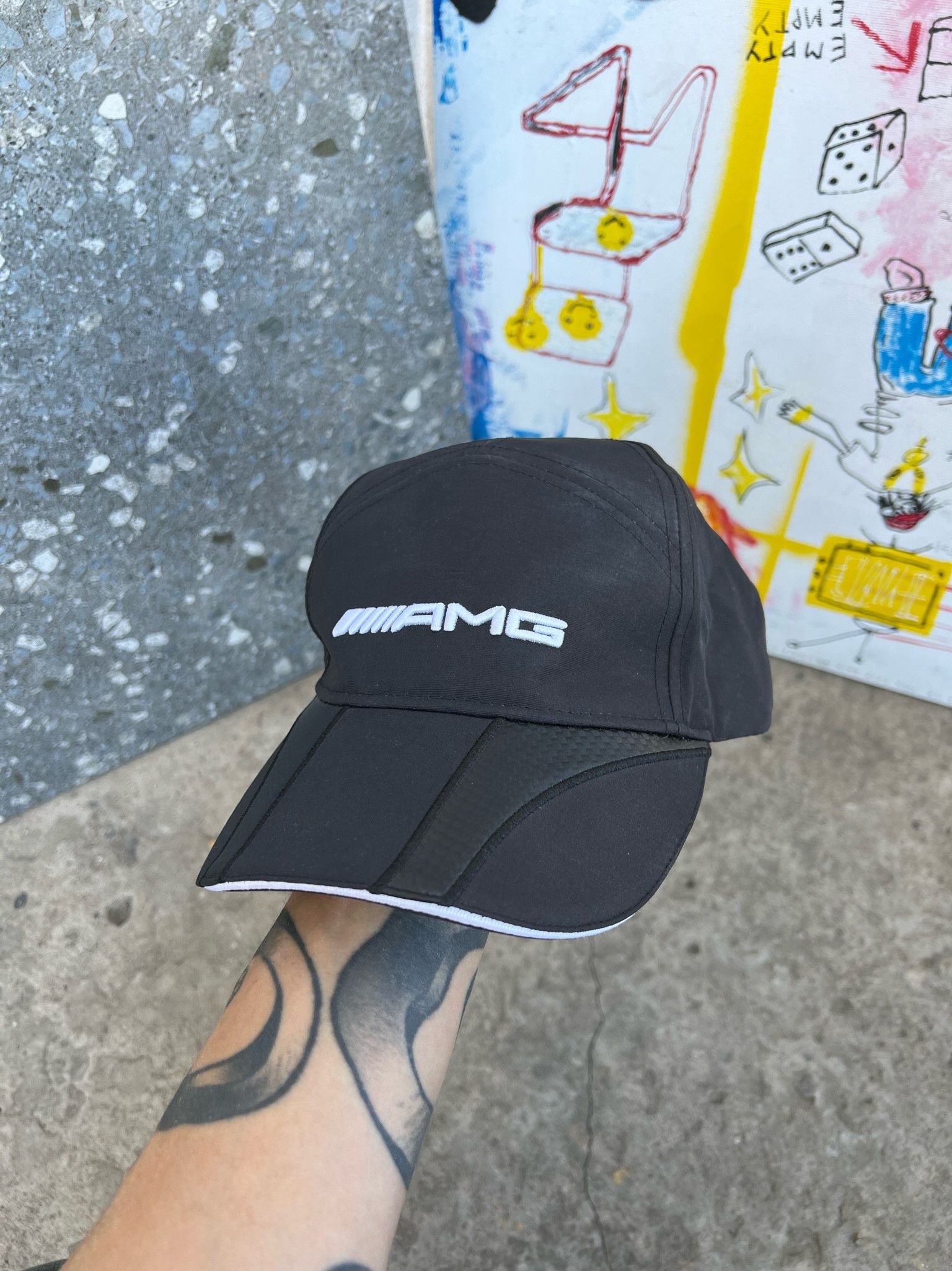 Formula 1 × Mercedes-Benz × Vintage Mercedes AMG Petronas Racing Hat Size ONE SIZE - 2 Thumbnail