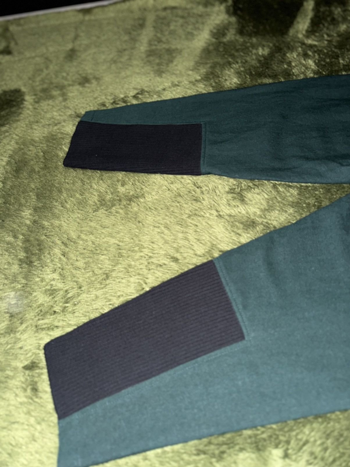 Ann Demeulemeester [S] Ann Demeulemeester Panel Detail Wool Trousers Green Size US 30 / EU 46 - 12 Thumbnail