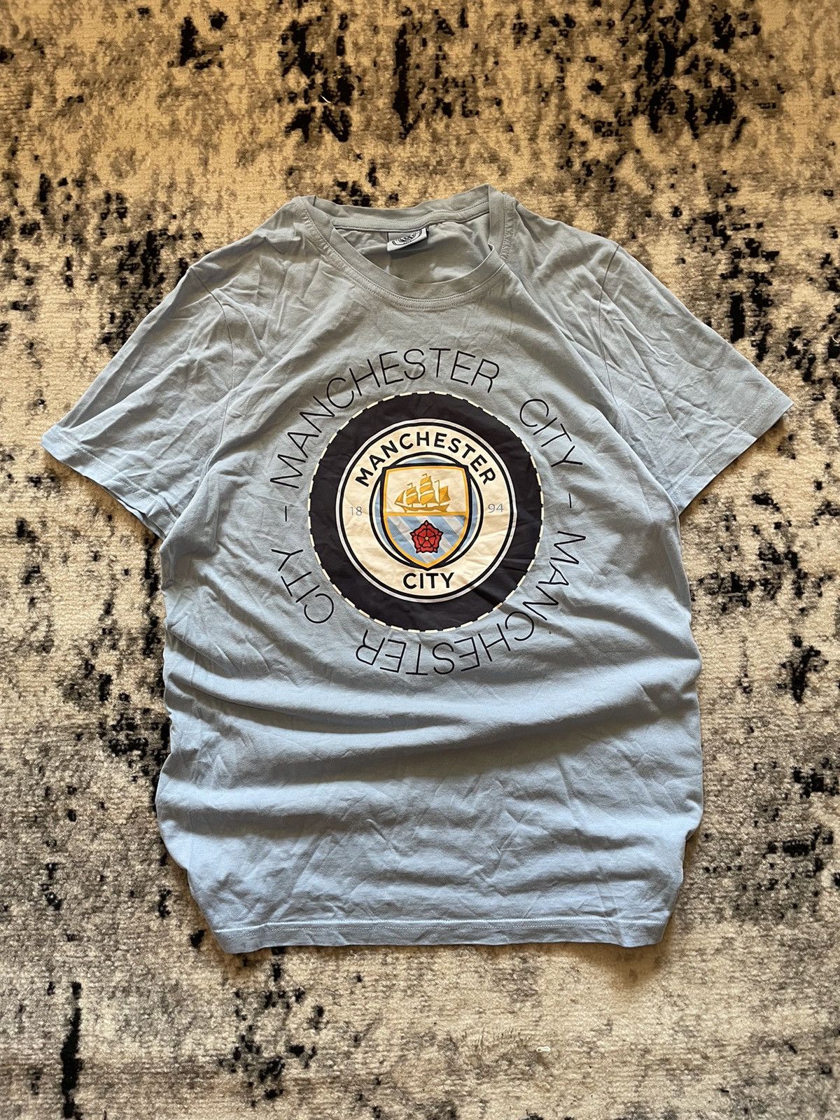 Vintage Manchester City Vintage Tee Big Central Logo Y2k Streetwear Size US M / EU 48-50 / 2 - 1 Thumbnail