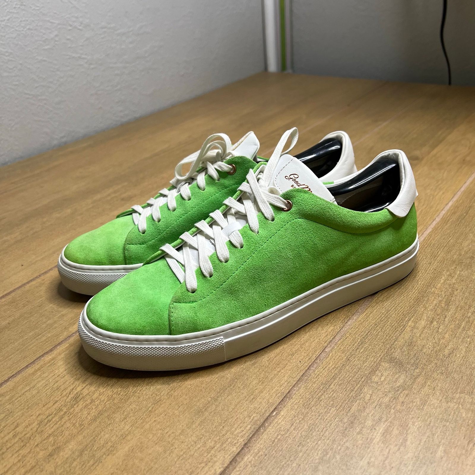 Good Man Brand Good Man Brand Green Low Top Sneakers Men’s Size 9 Luxury Size US 9 / EU 42 - 1 Thumbnail