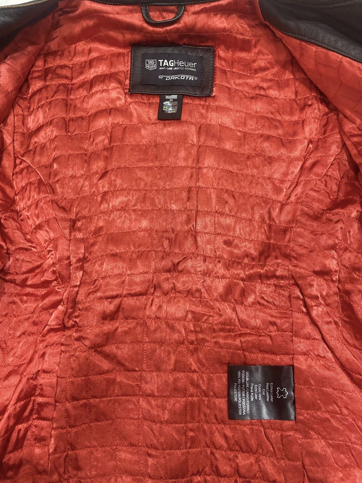 Tag Heuer Tag Heuer Grandprix Vintage Leather Jacket by Dakota Size US M / EU 48-50 / 2 - 5 Thumbnail