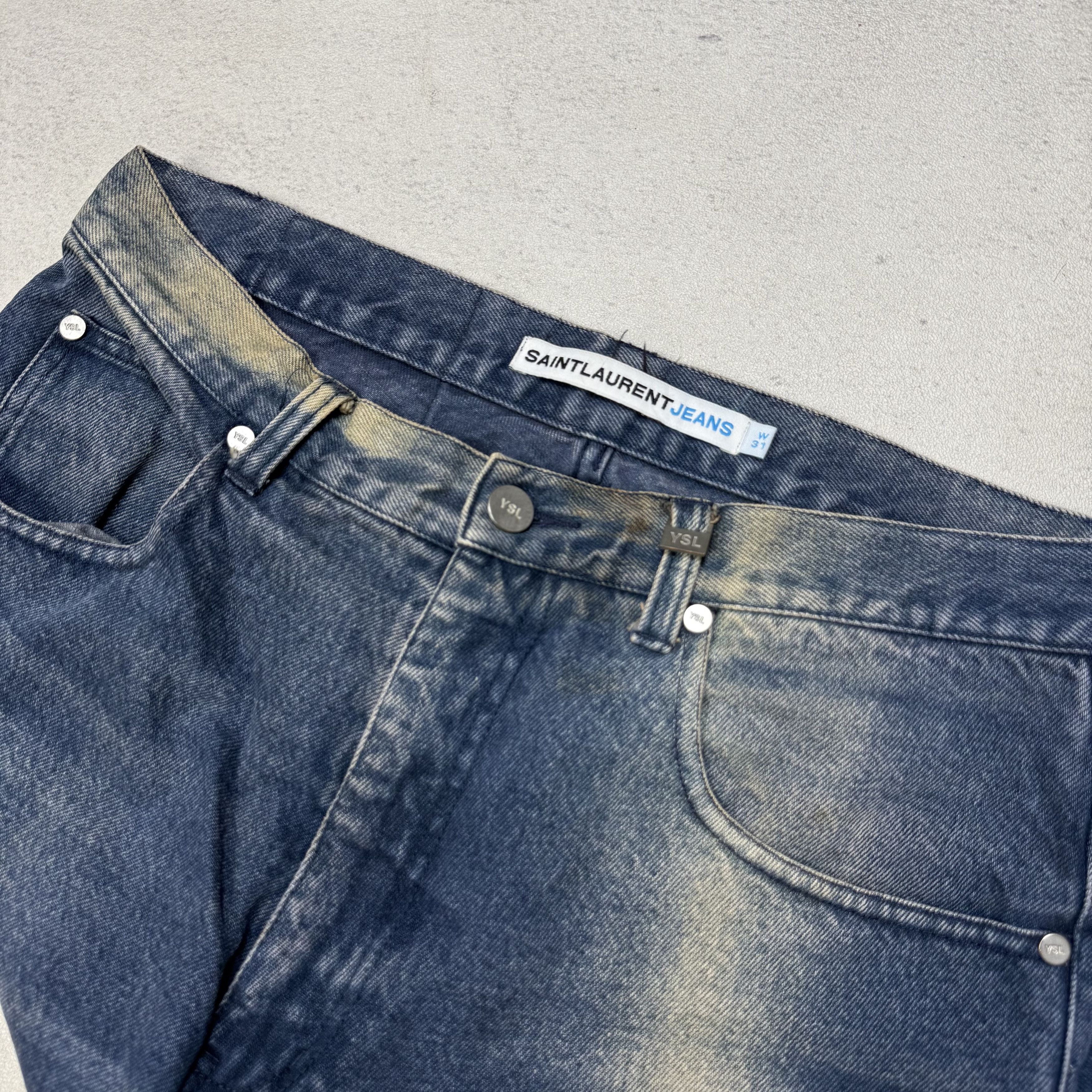 Saint Laurent Paris Saint Laurent Jeans Denim Size US 31 - 6 Thumbnail